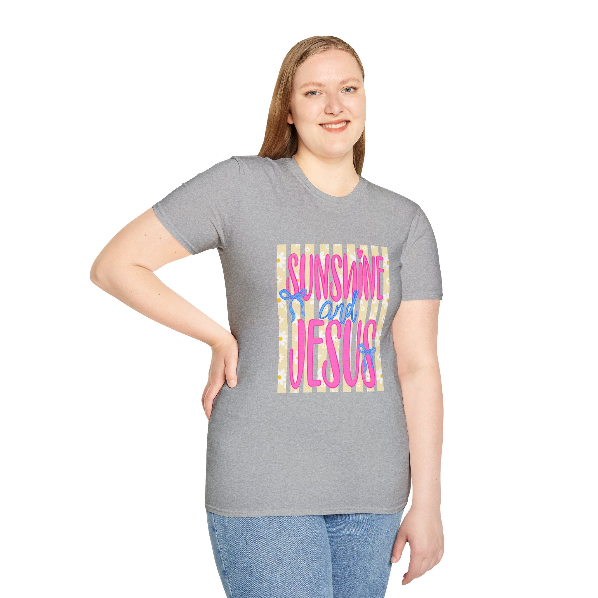 Sunshine and Jesus T-Shirt — Bright Christian Faith Graphic Tee