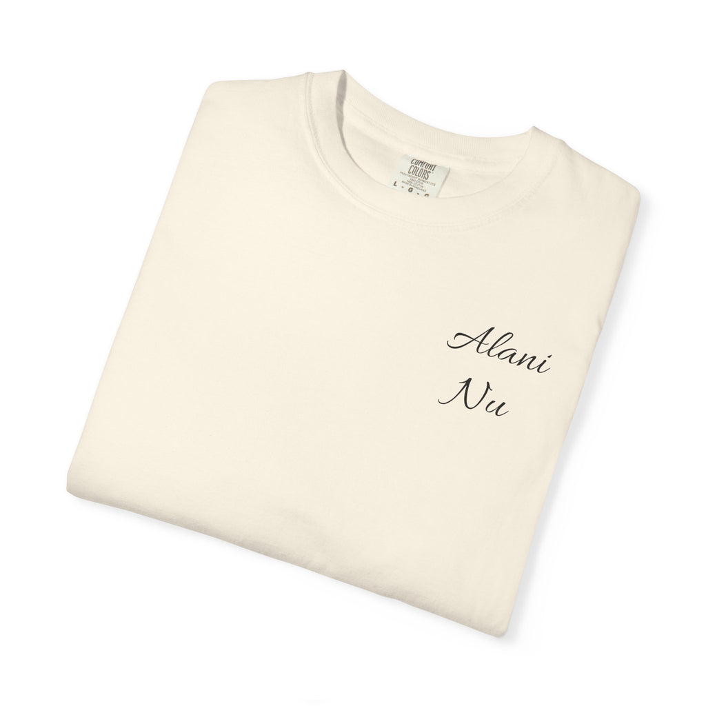 Graphic T-Shirt — Retro Tattoo Collage with 'Aloha Nui' Can