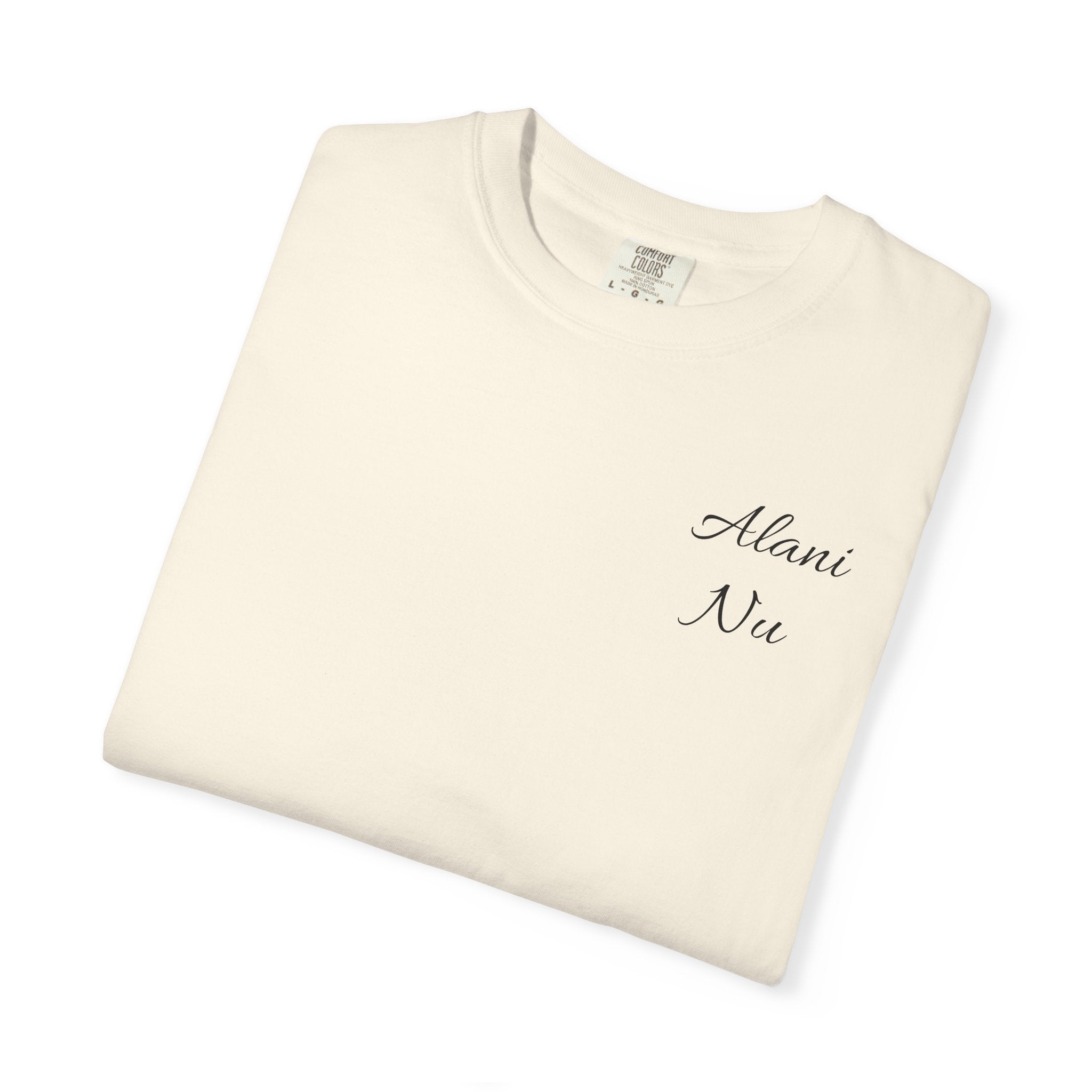 Graphic T-Shirt — Retro Tattoo Collage with 'Aloha Nui' Can