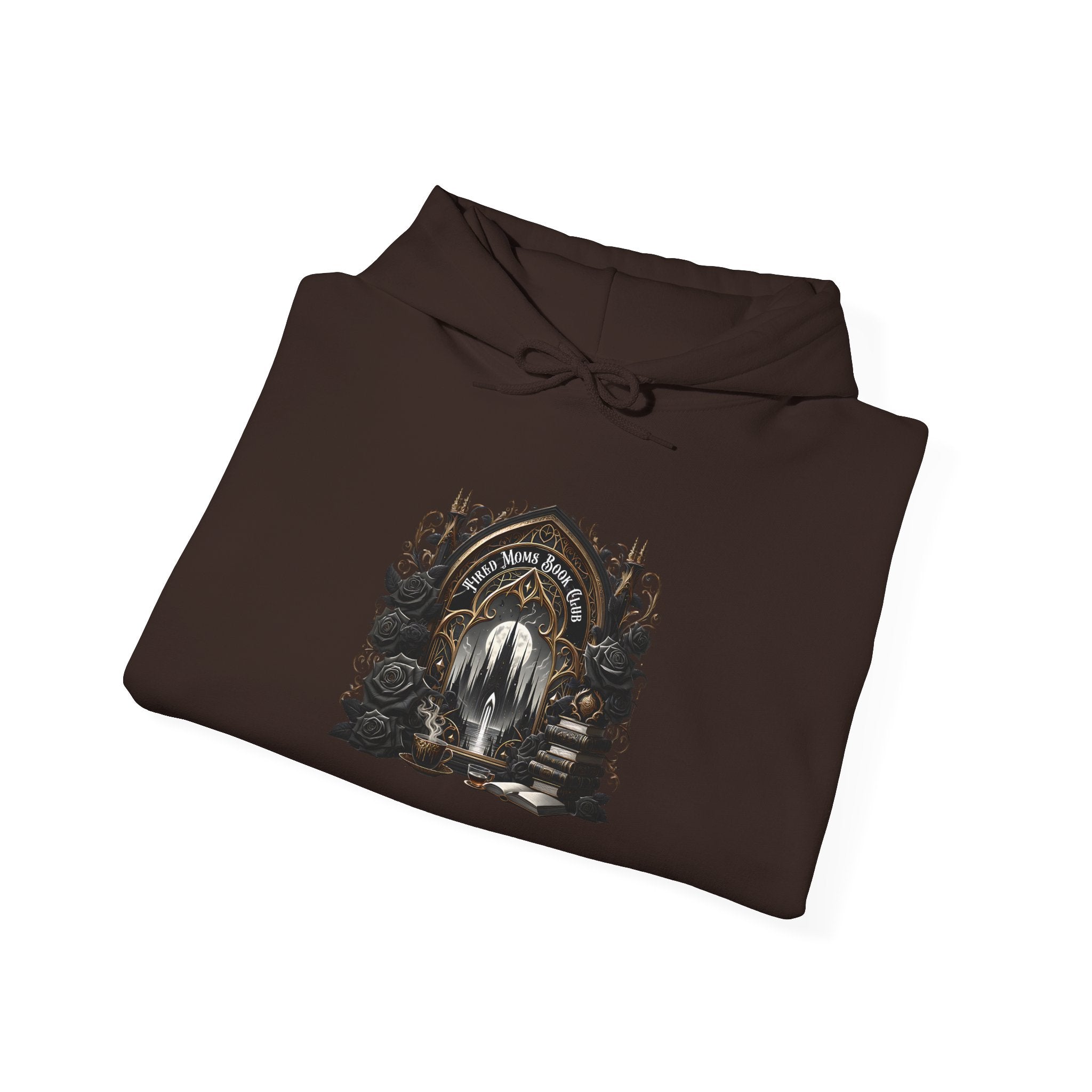 Mystic Forest Portal Hoodie — Gothic Nature Graphic Sweatshirt