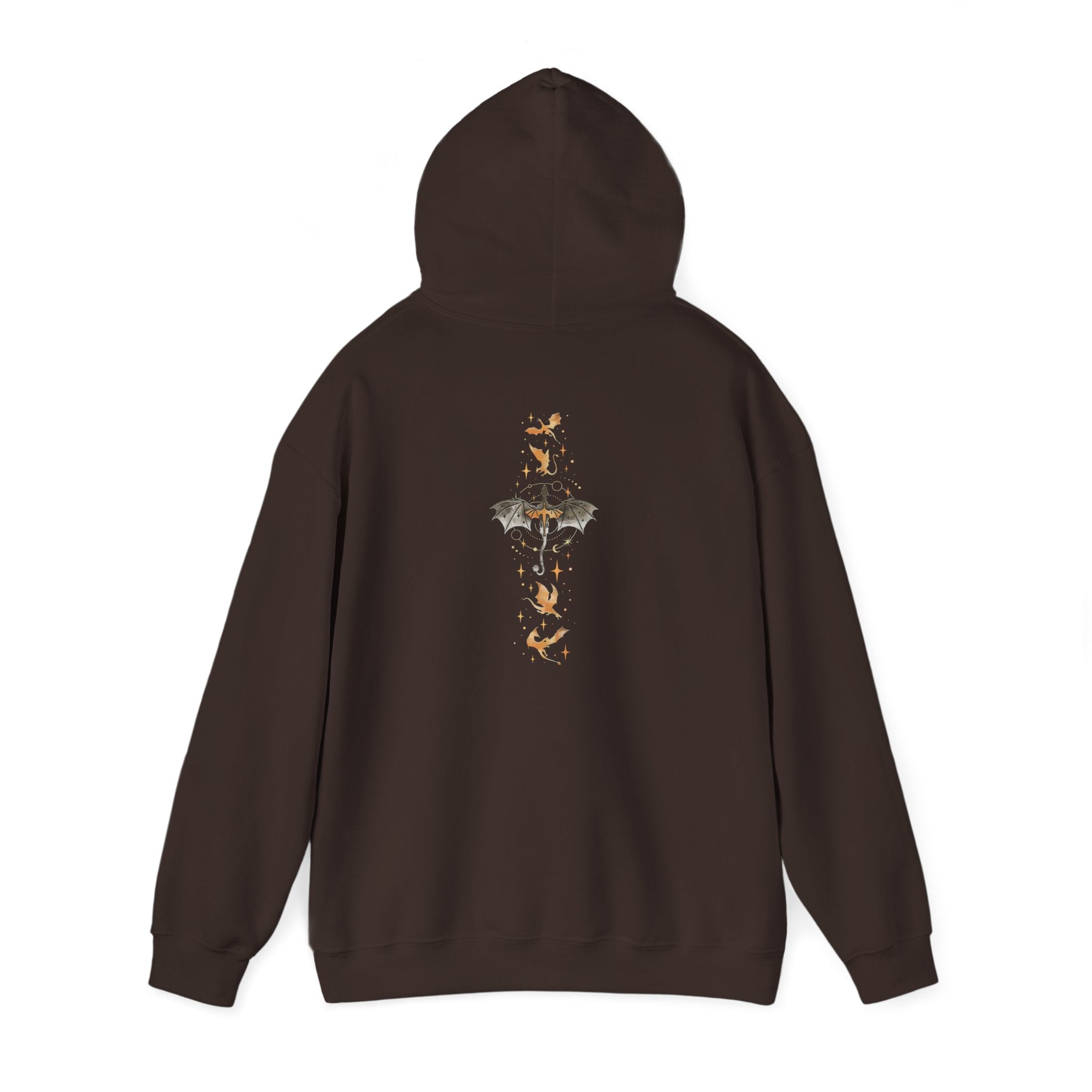 Bookish Bat Hoodie — Vintage Flying Books Graphic Pullover