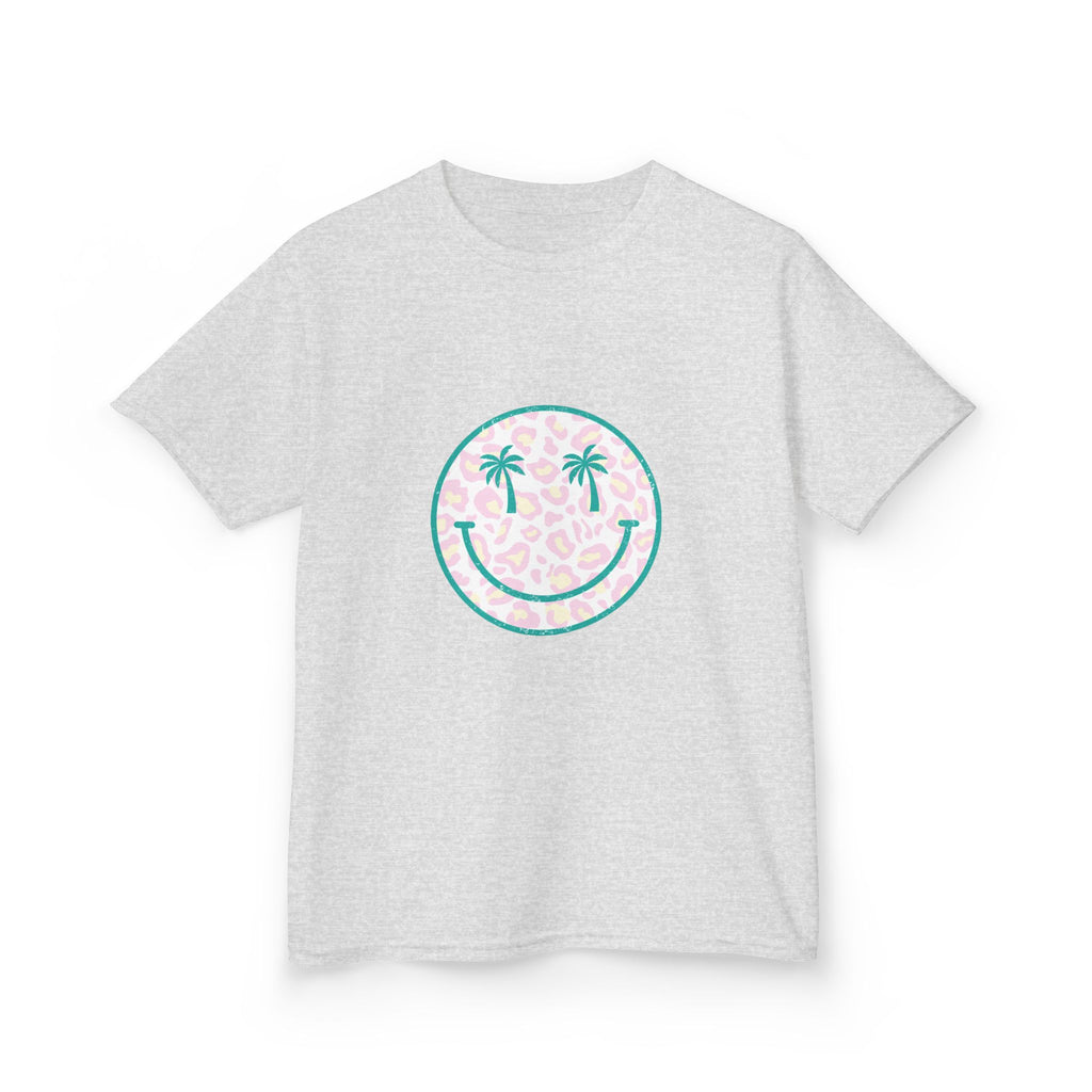 Kids Tee — Tropical Smile Palm Tree Smiley Face