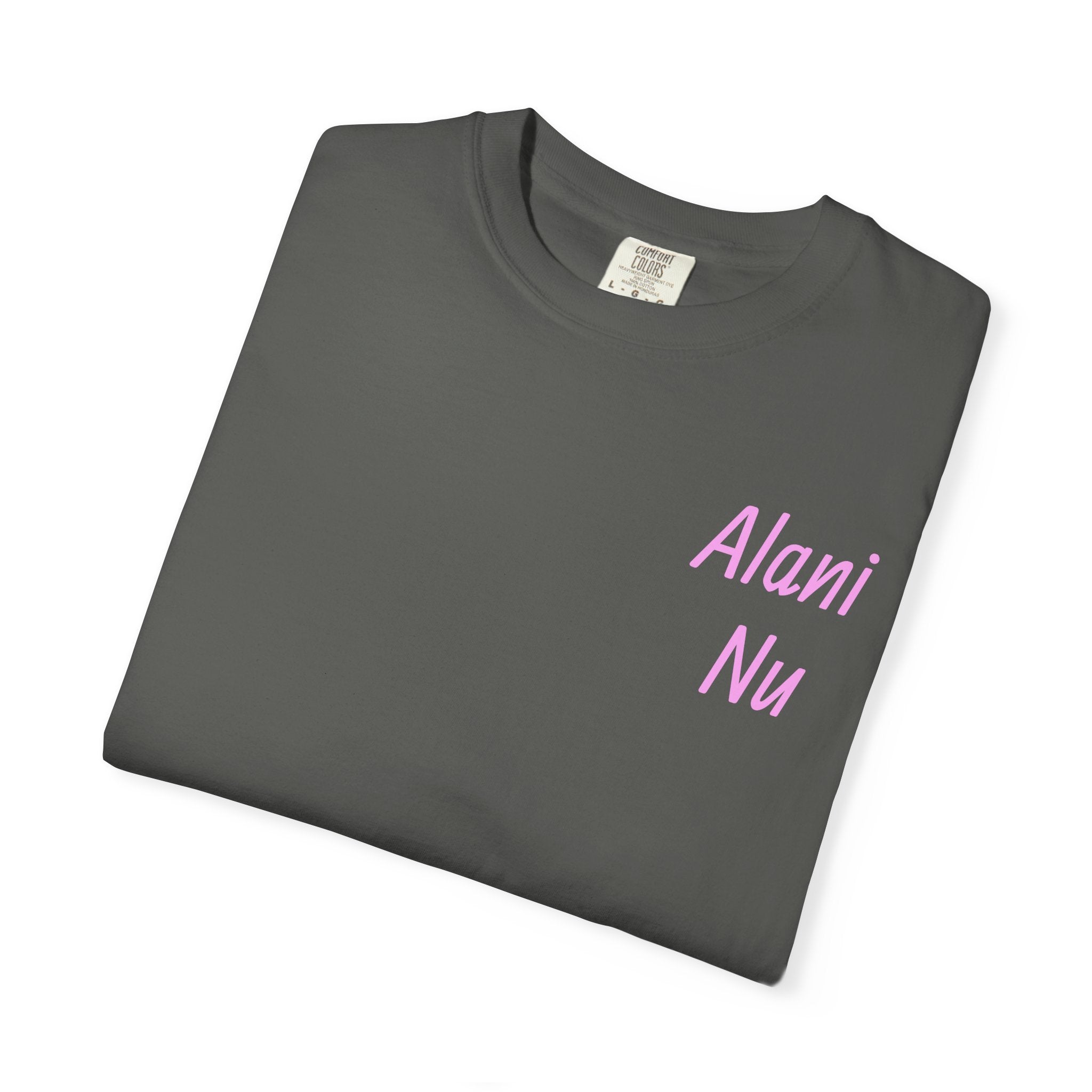 Graphic T-Shirt — Pastel 'Good Vibes' Disco Design (Alami Nu)