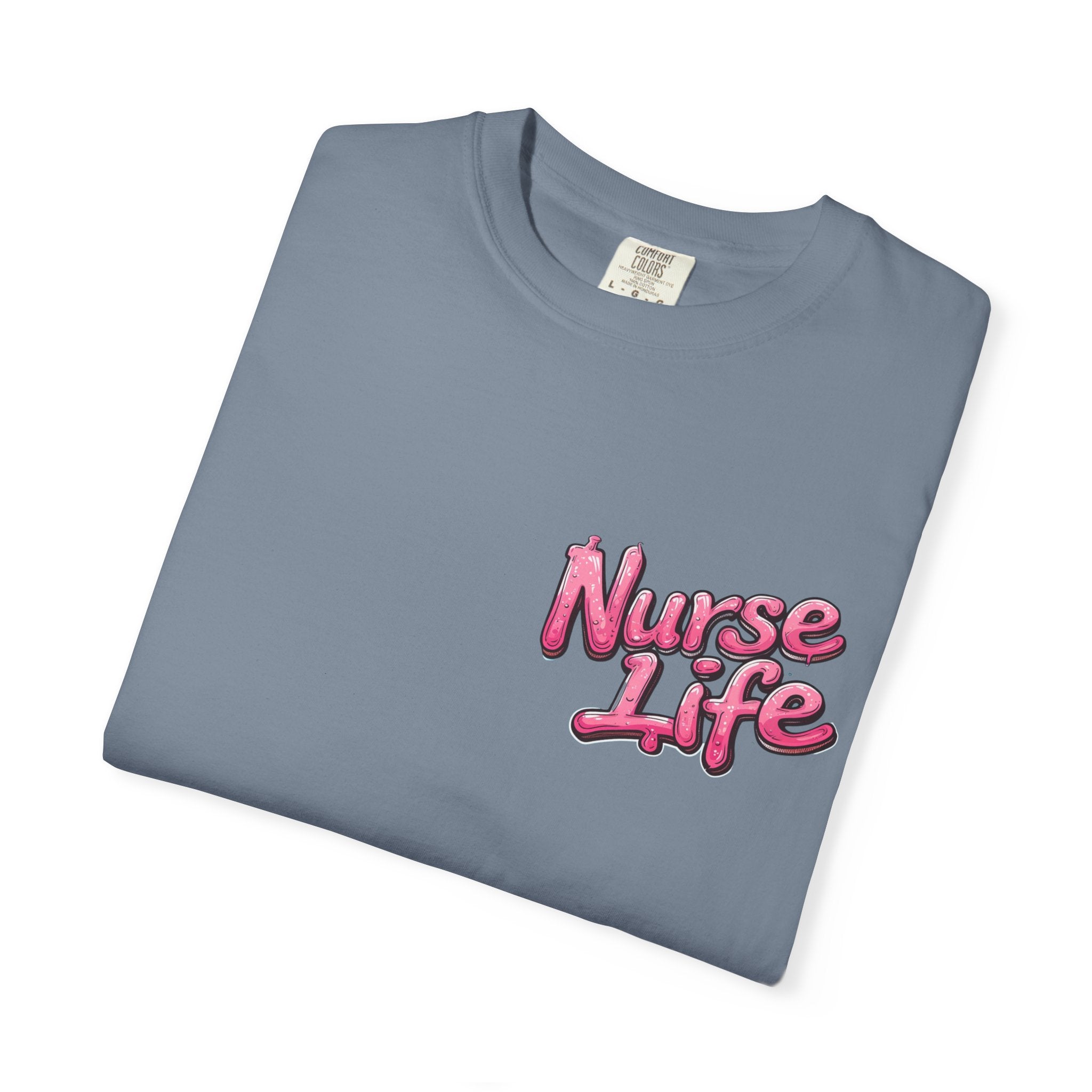 Nurse Life T-Shirt — Cute Female Nurse Watercolor Graphic Tee