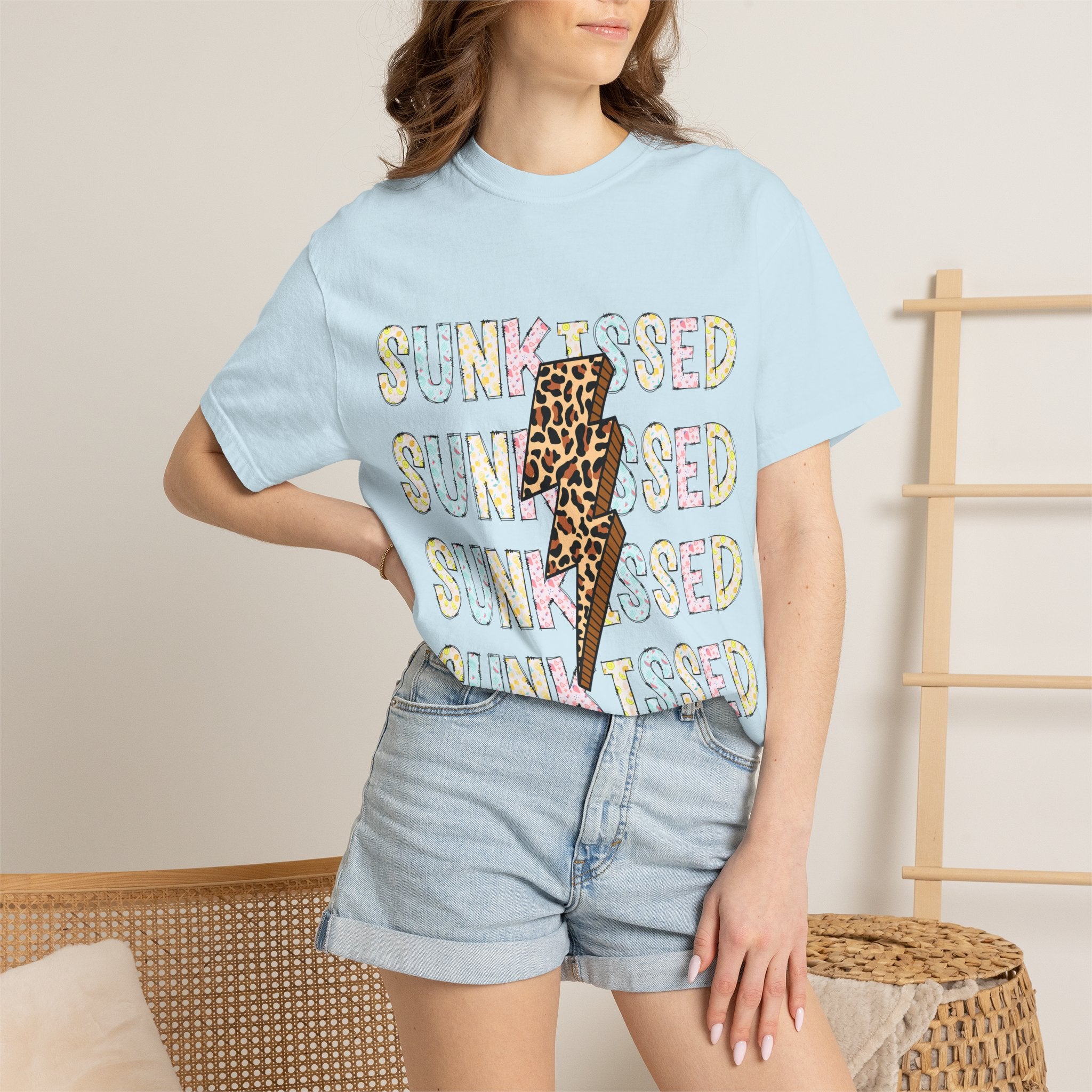 Sunkissed Leopard Bolt T-Shirt