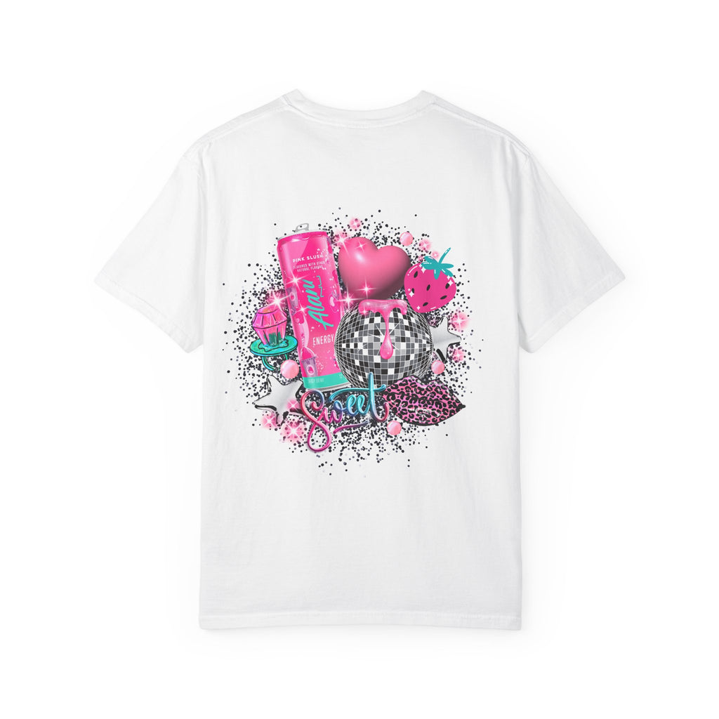 Retro Y2K Pink Collage T-Shirt — "Alani Nu" Graphic Tee