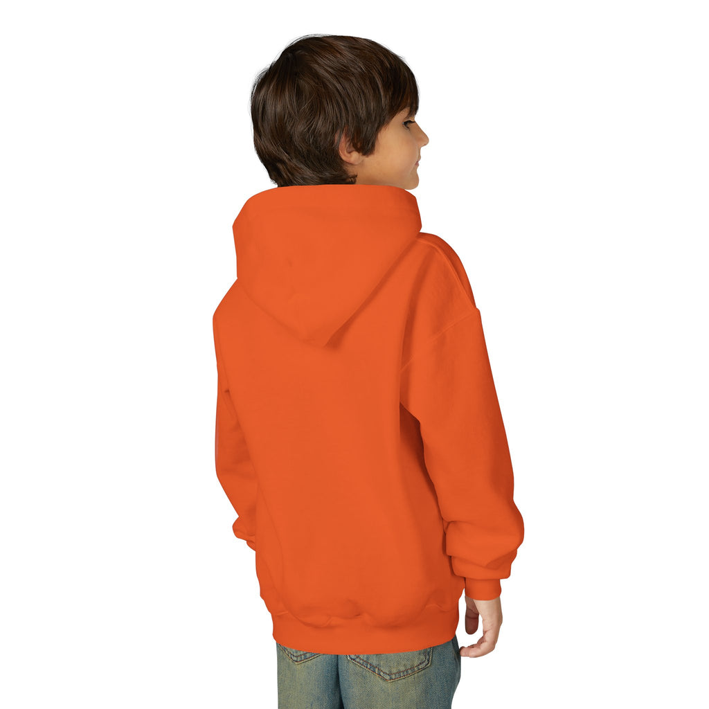 Kids Tractor Hoodie with Colorful Puzzle Pieces — Autism Awareness Youth Sweatshirt