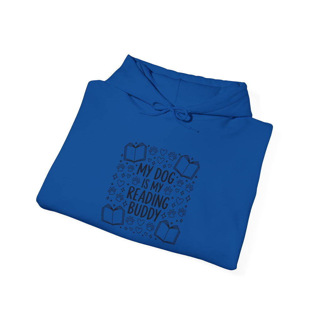 My Dog Is My Reading Buddy Hoodie — Cozy Pet Lover Sweatshirt