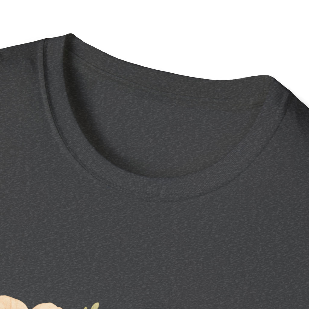 T-Shirt — "Introverted But Willing to Discuss Books" Floral Book Lover Tee