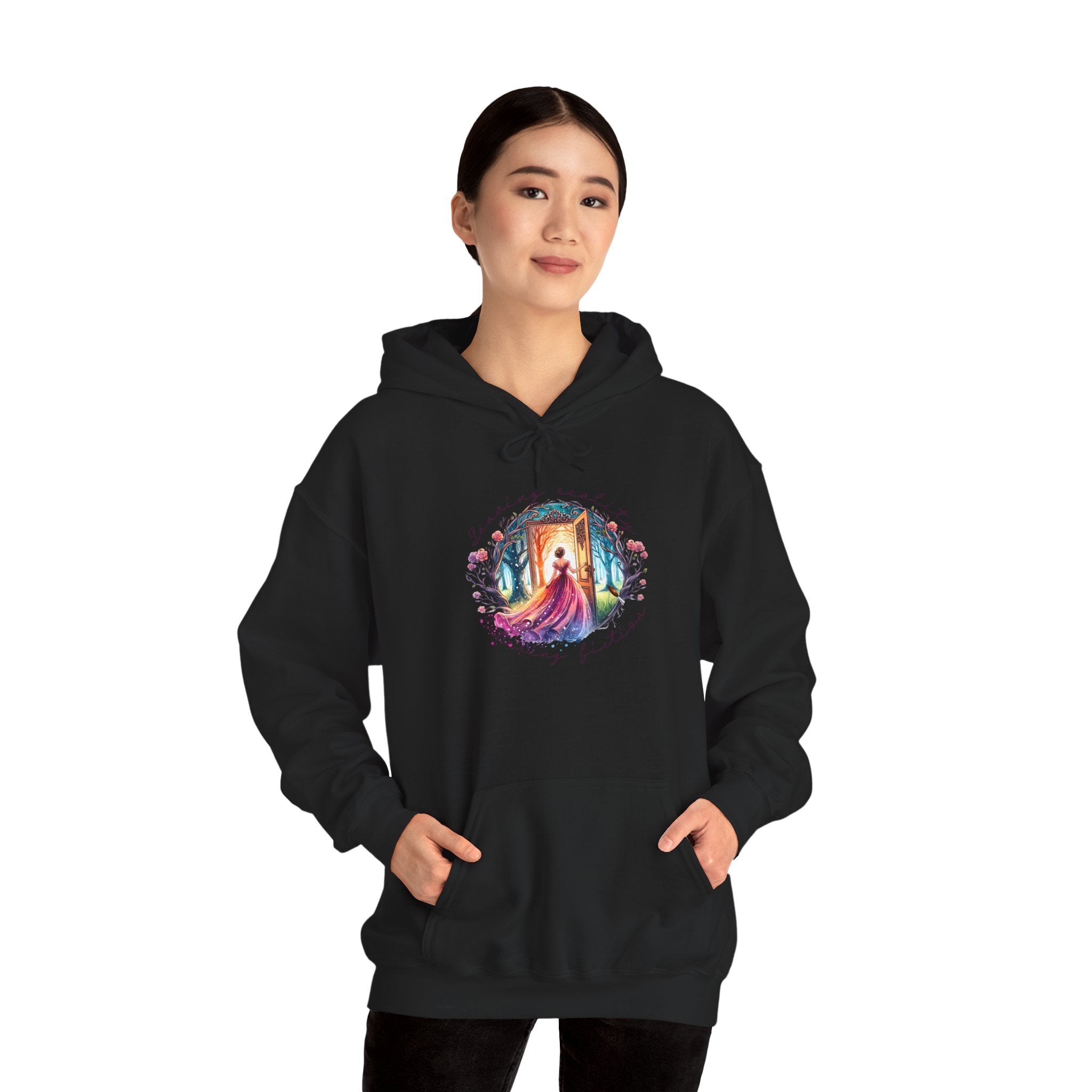 Hoodie — Dreamy Doorway Illustration Hoodie (Magical Journey Artwork)