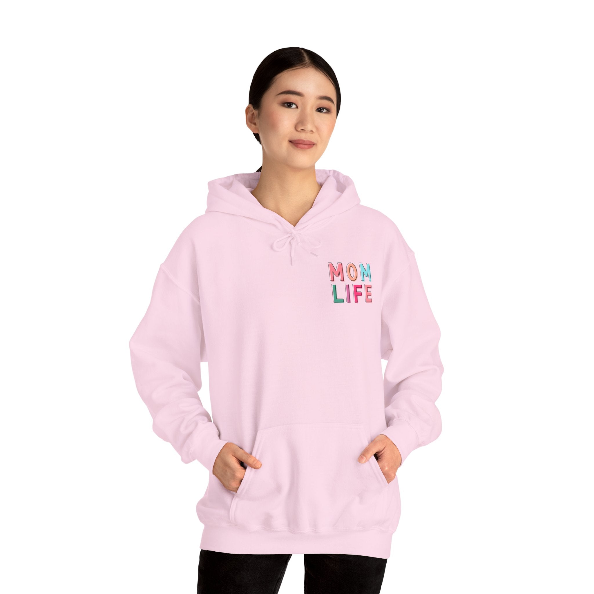 Double-sided Mom Life Hoodie — 'Mom Life' Front & 'I Put It All Together I Just Forgot Where I Put It' Funny Mom Sweatshirt