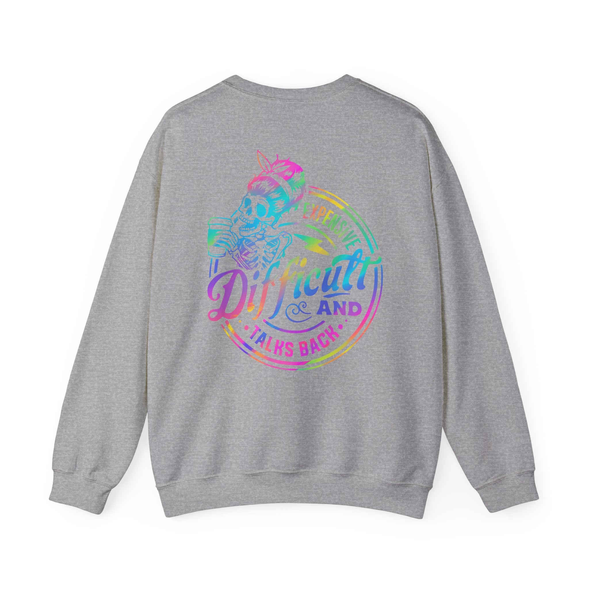 Difficult & Expensive Talks Back Crewneck Sweatshirt