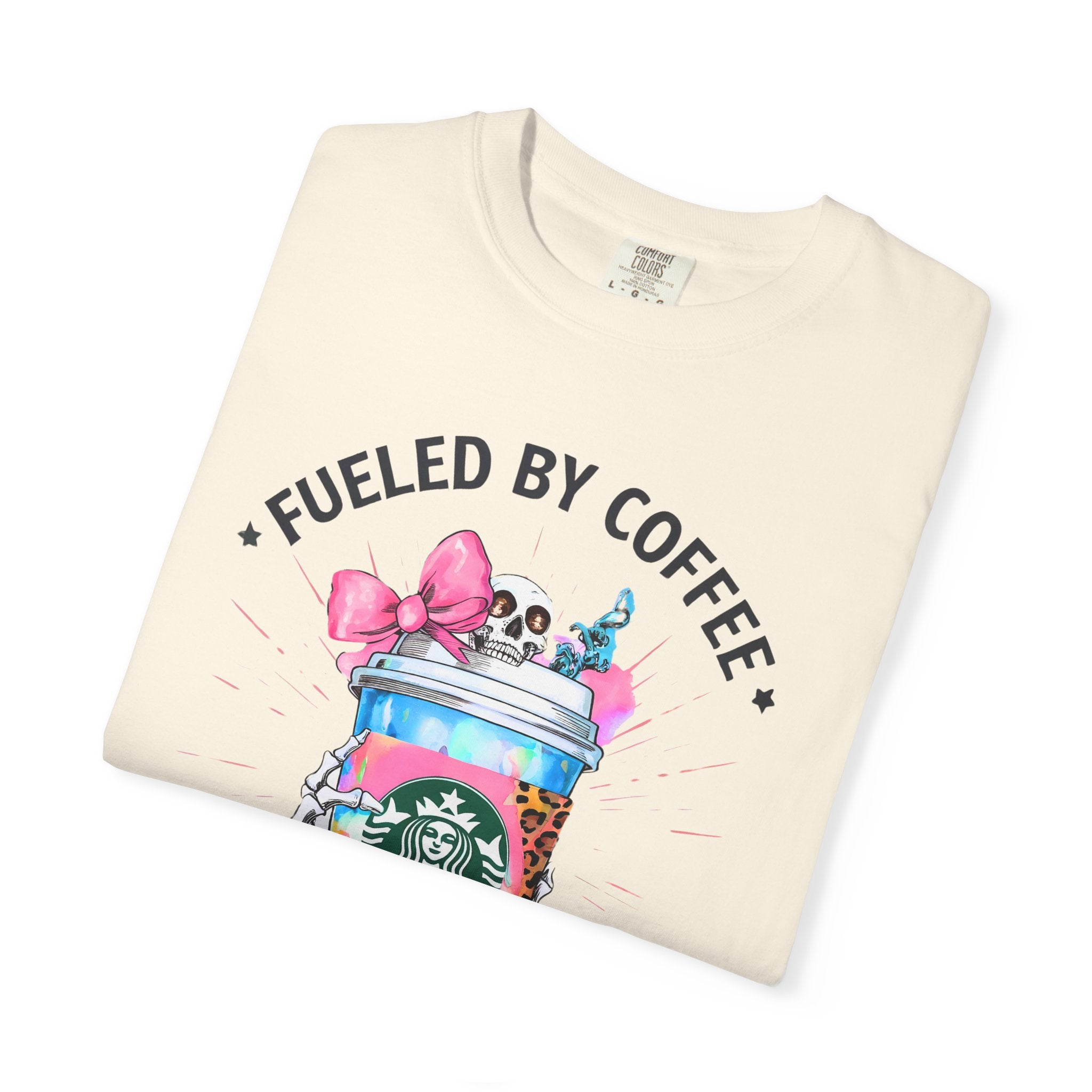 Fueled by Coffee and Ambition Graphic T-Shirt