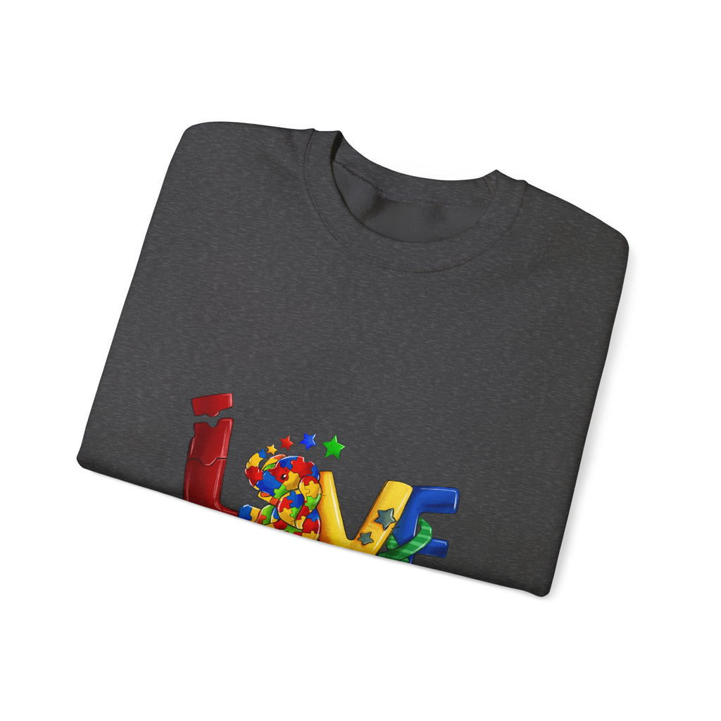 Love Needs No Labels Sweatshirt — Rainbow Pride Crewneck