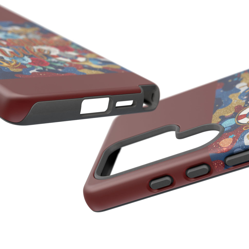Coast Guard Wife Tough Phone Case — Patriotic Anchor & Lifebuoy Design