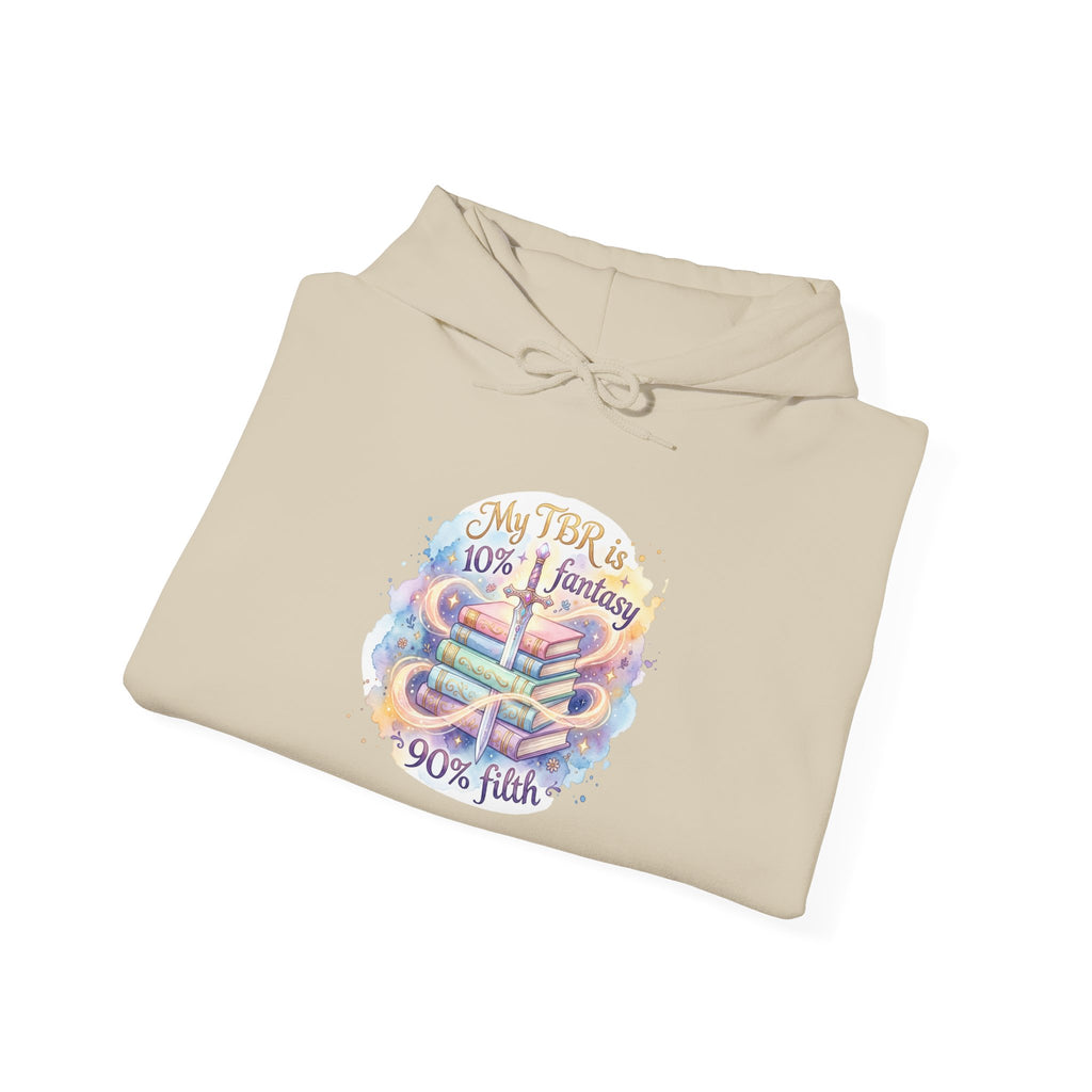 Hoodie — "My Tho is 40% Fantasy, 90% Fish" Colorful Nautical Graphic Hoodie