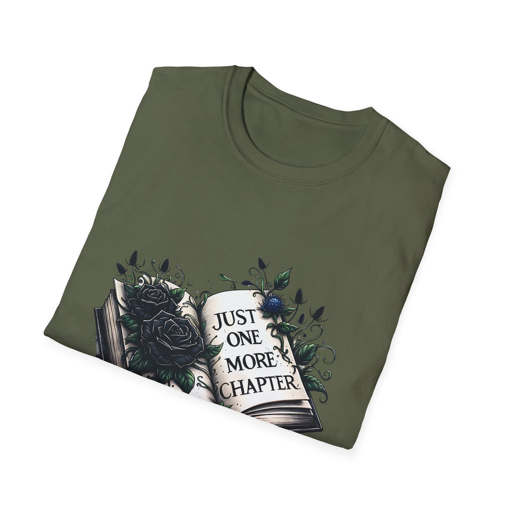 T-Shirt — "Just One More Chapter" Book Lover Tee