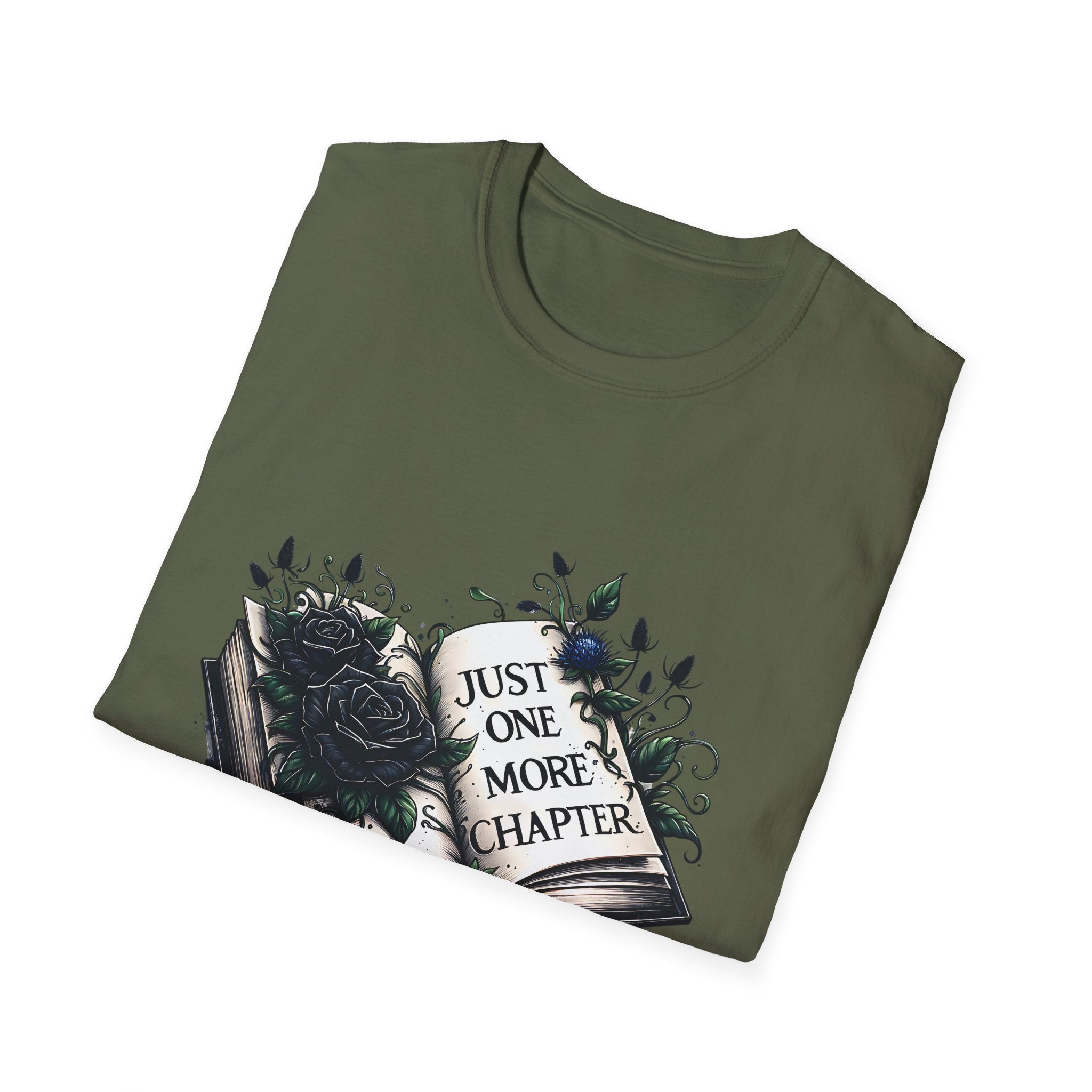 T-Shirt — "Just One More Chapter" Book Lover Tee