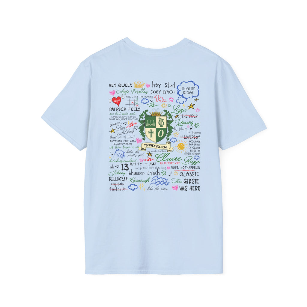 Crew Tee — 'For Keeps' Doodle Art Signature T-Shirt