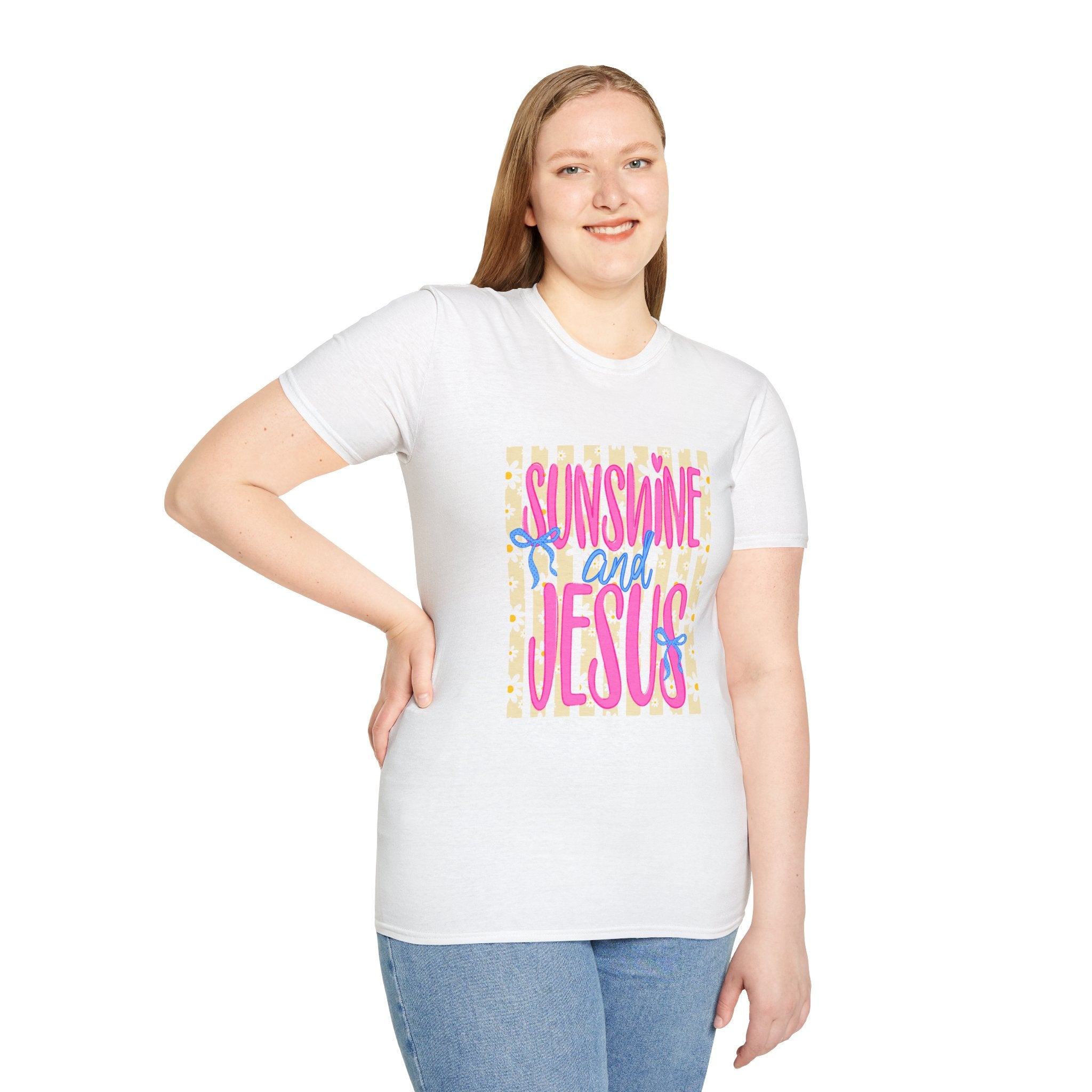 Sunshine and Jesus T-Shirt — Bright Christian Faith Graphic Tee