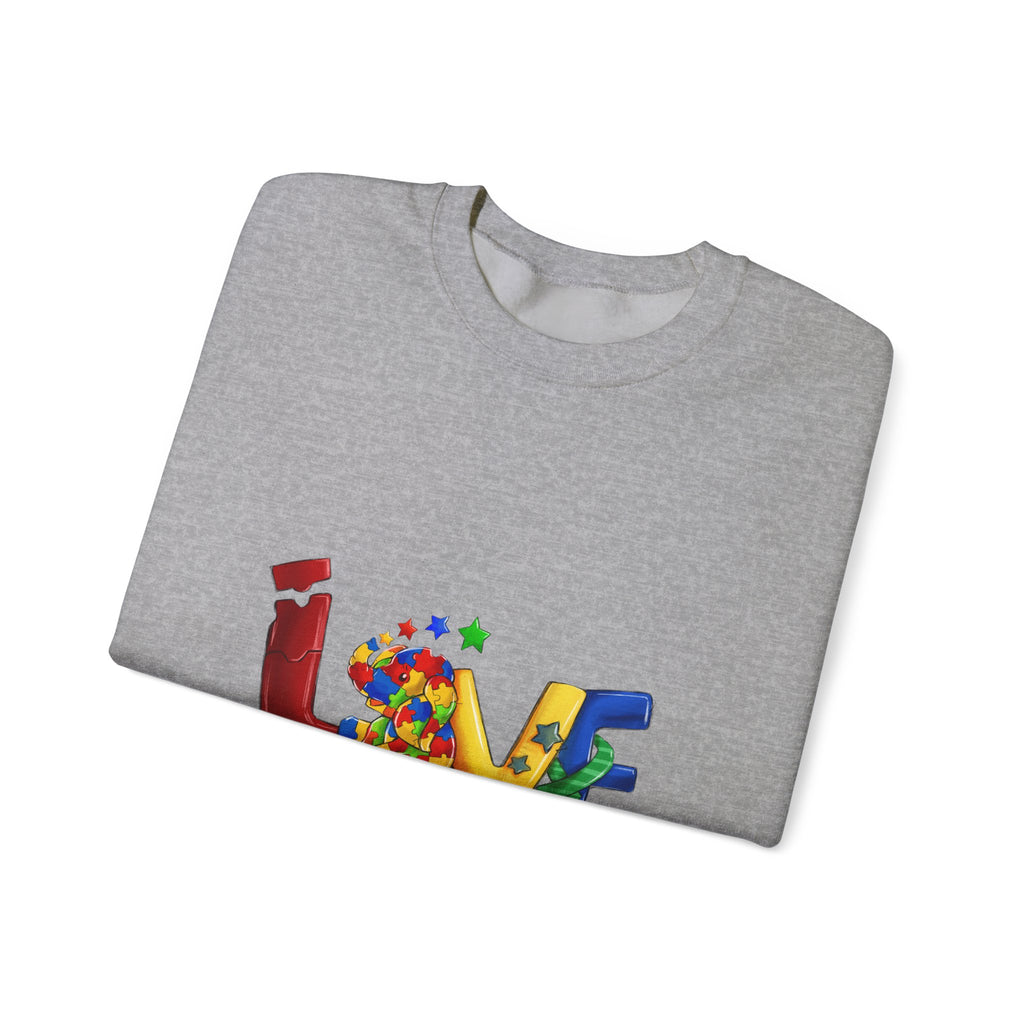 Love Needs No Labels Sweatshirt — Rainbow Pride Crewneck