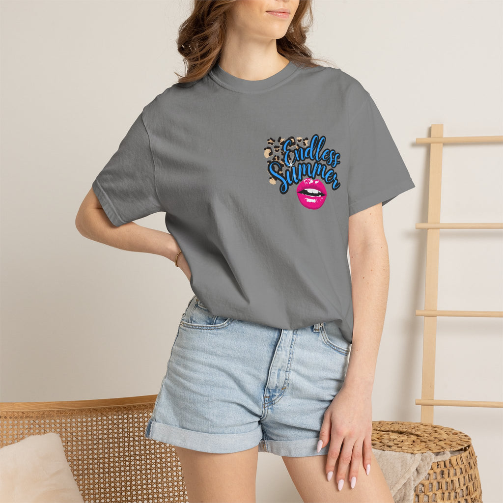 Endless Summer T-Shirt — Retro Lip & Ice Cream Graphic Tee