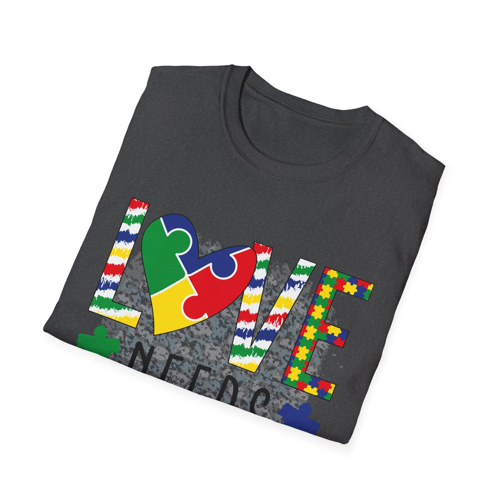 Autism Awareness Love Needs No Words T-Shirt
