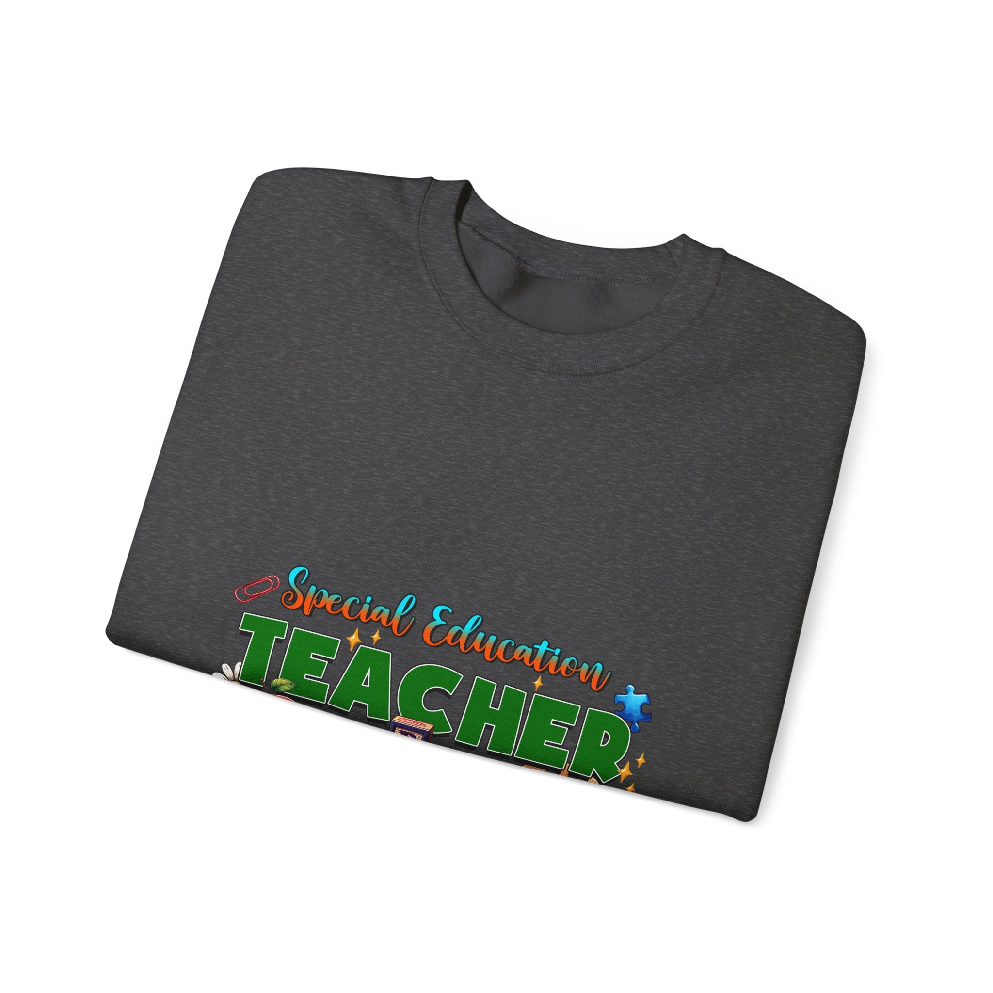 Special Education Teacher Crewneck Sweatshirt – Inspirational Teacher Apparel