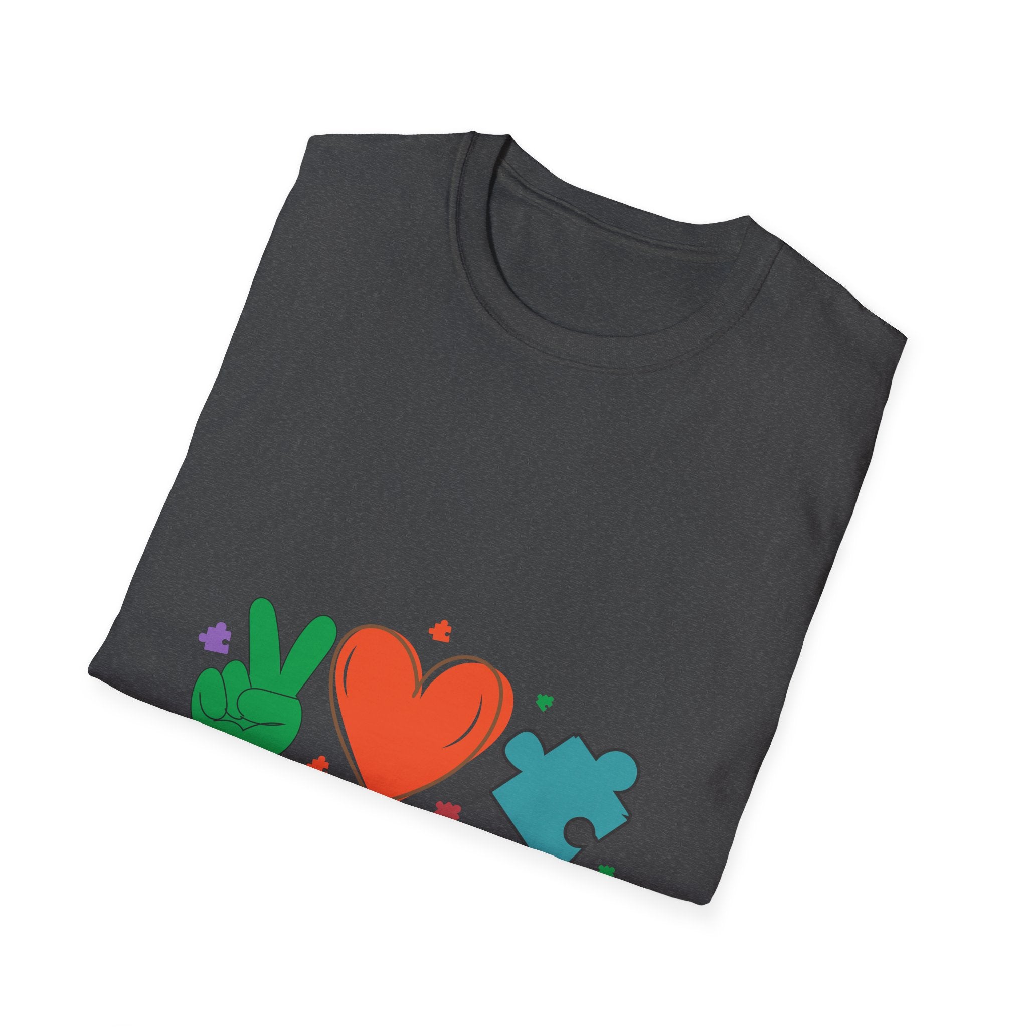 Autism Awareness T-Shirt — Peace • Love • Autism Graphic Shirt