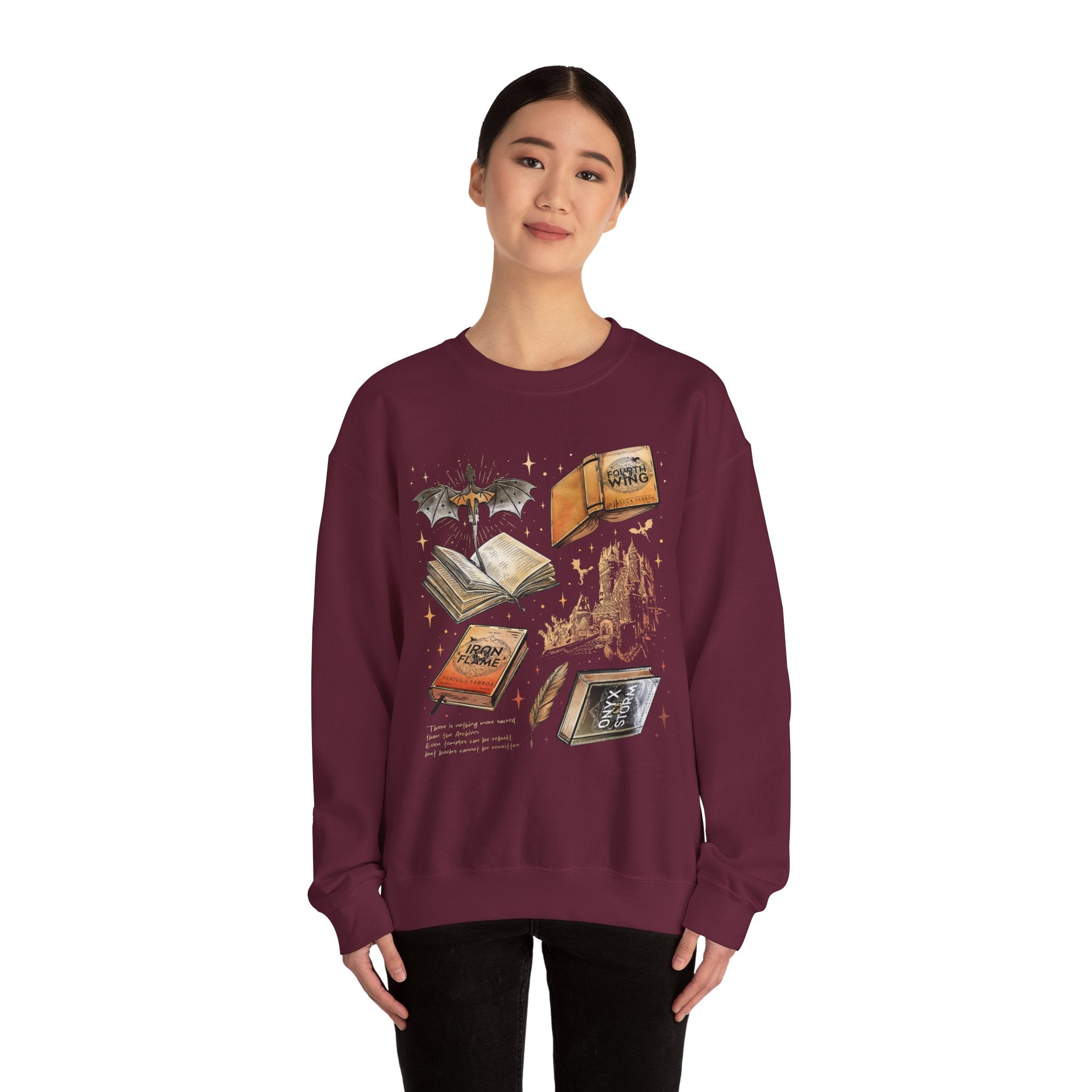 Bookish Dragon Crewneck Sweatshirt