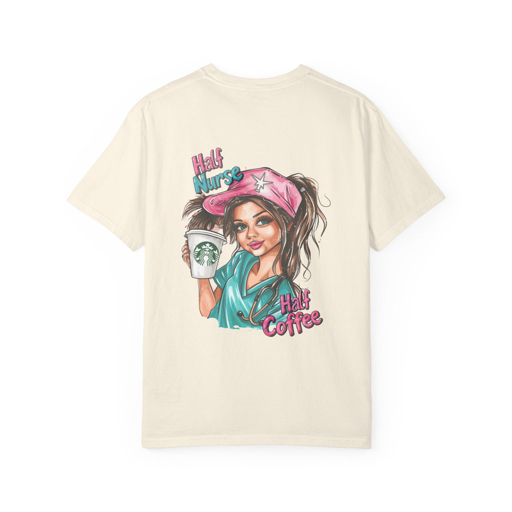 Half Nurse Half Coffee T-Shirt