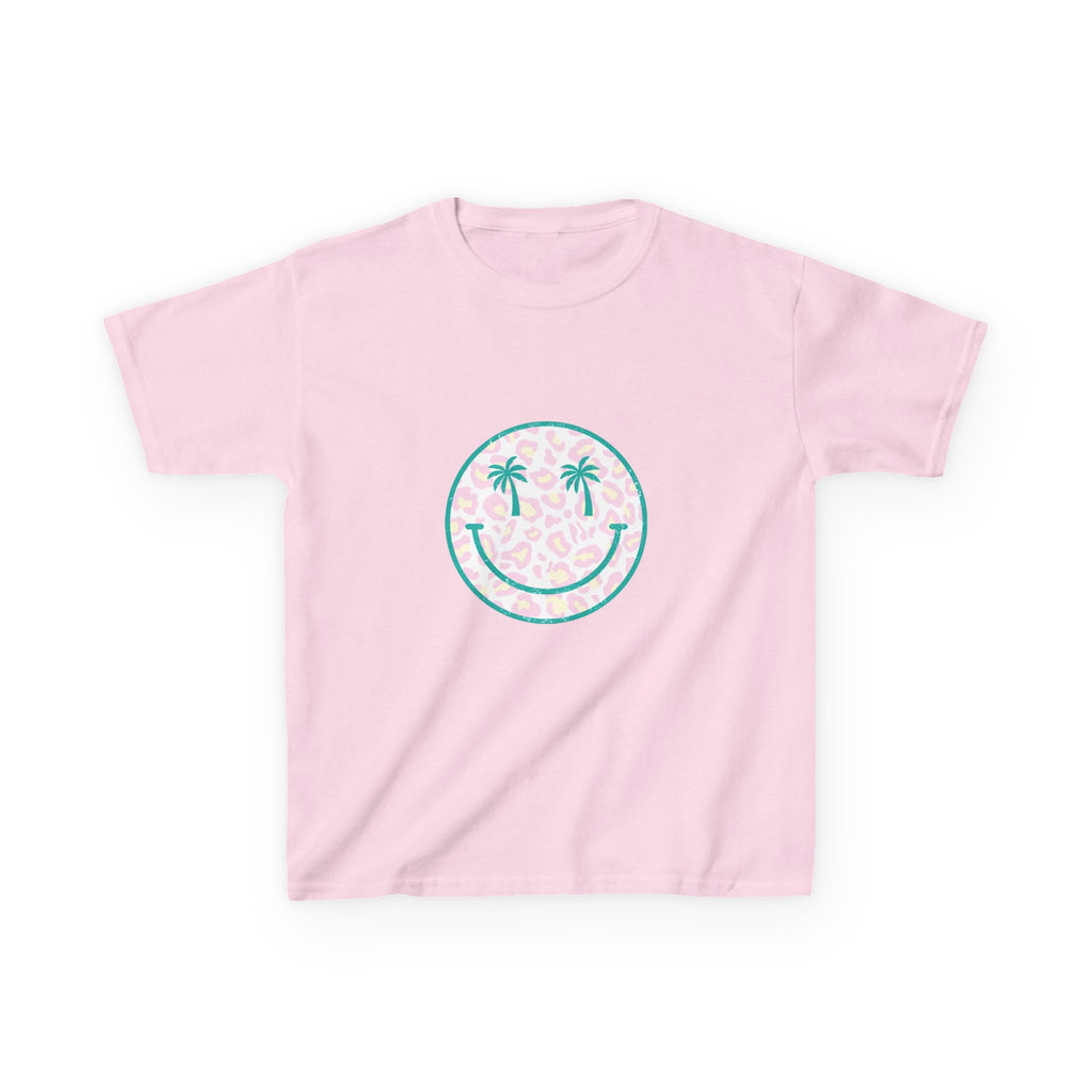 Kids Tee — Tropical Smile Palm Tree Smiley Face