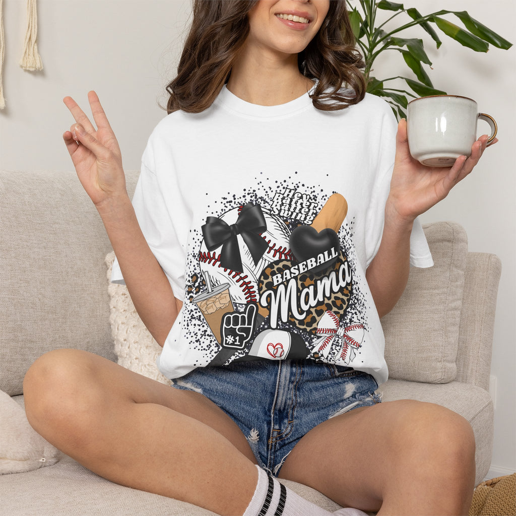 Baseball Mama T-Shirt — Vintage Bat & Glove Soft Tee