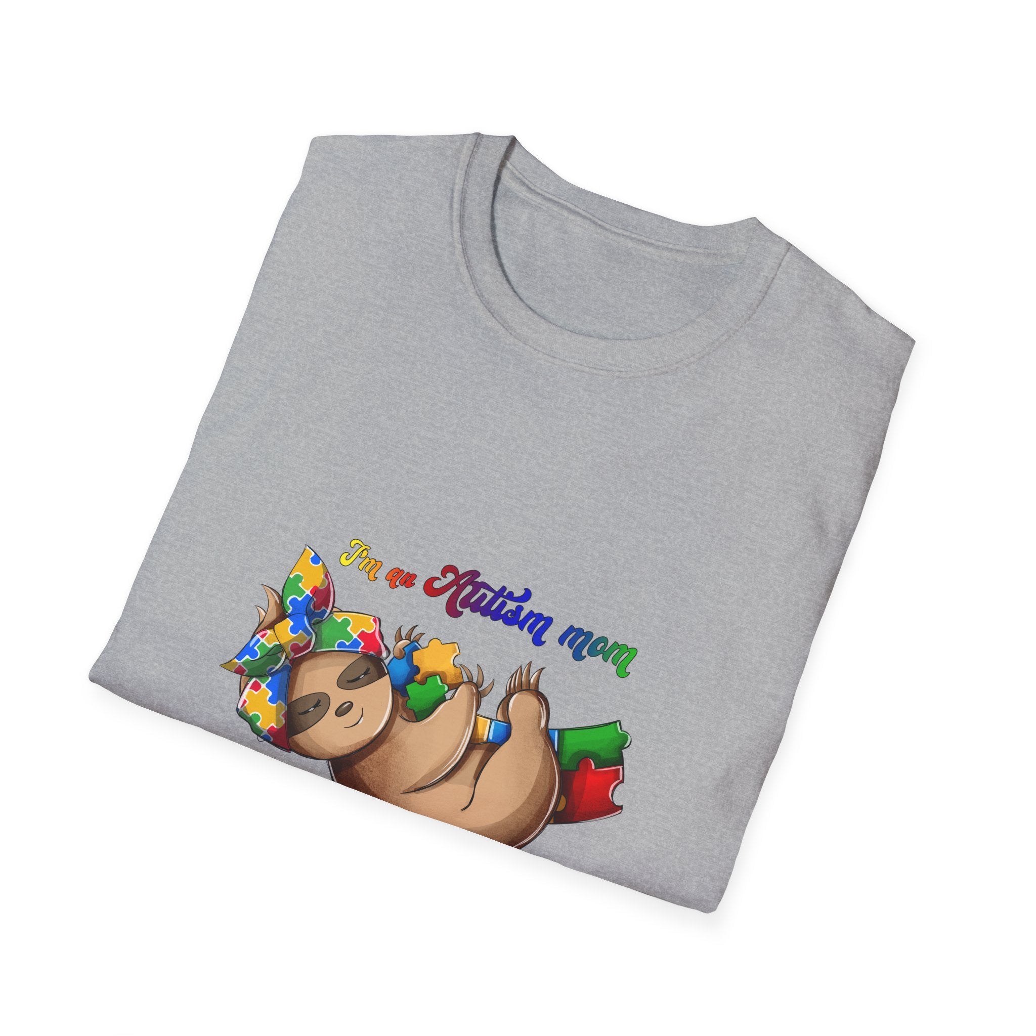 Sloth Pride T-Shirt — "I’m a Flirtin' Mama, I don’t have to be perfect, I make you today" Cute Rainbow Relaxed Tee