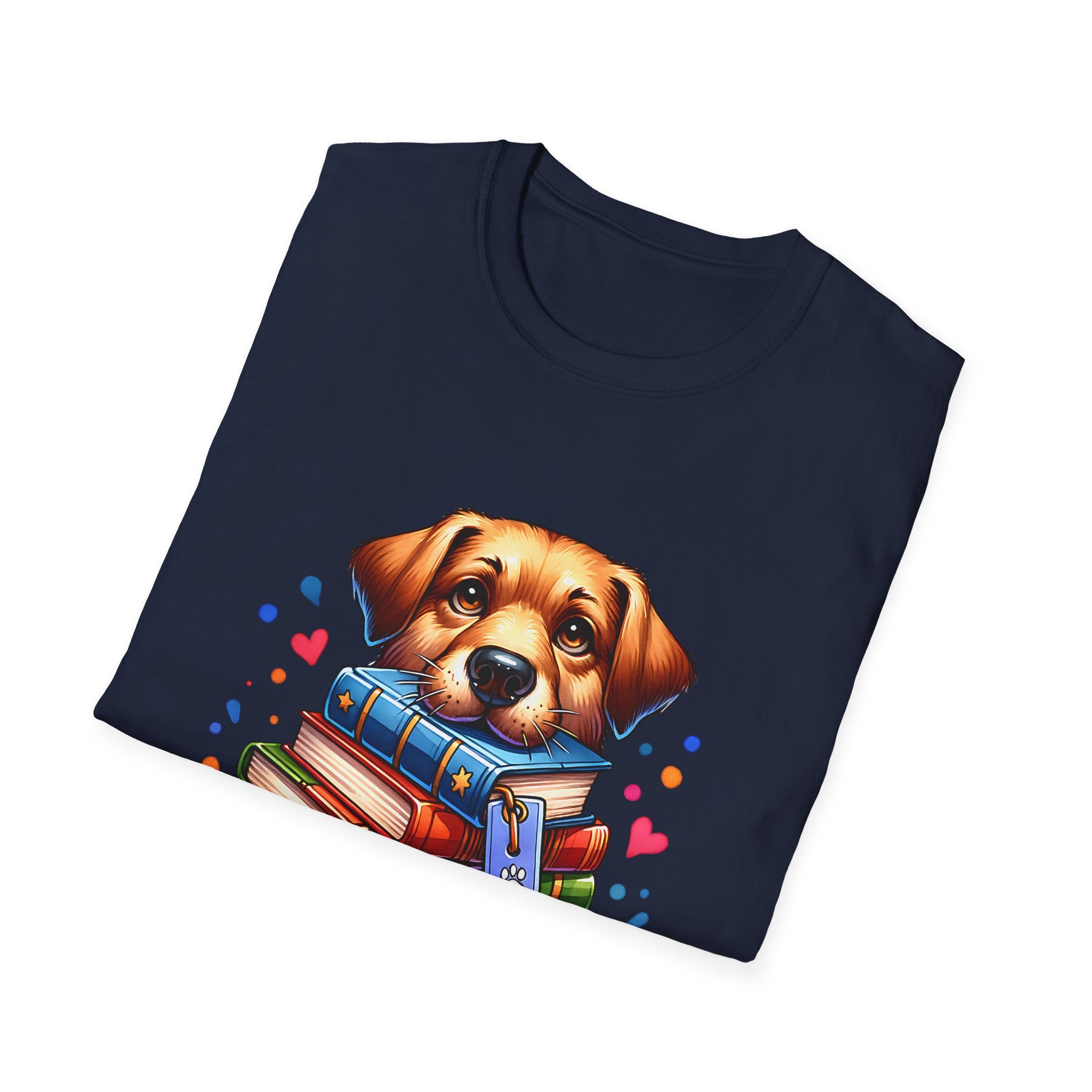 Dog Ate My Homework T-Shirt — Cute Puppy Book Lover Tee