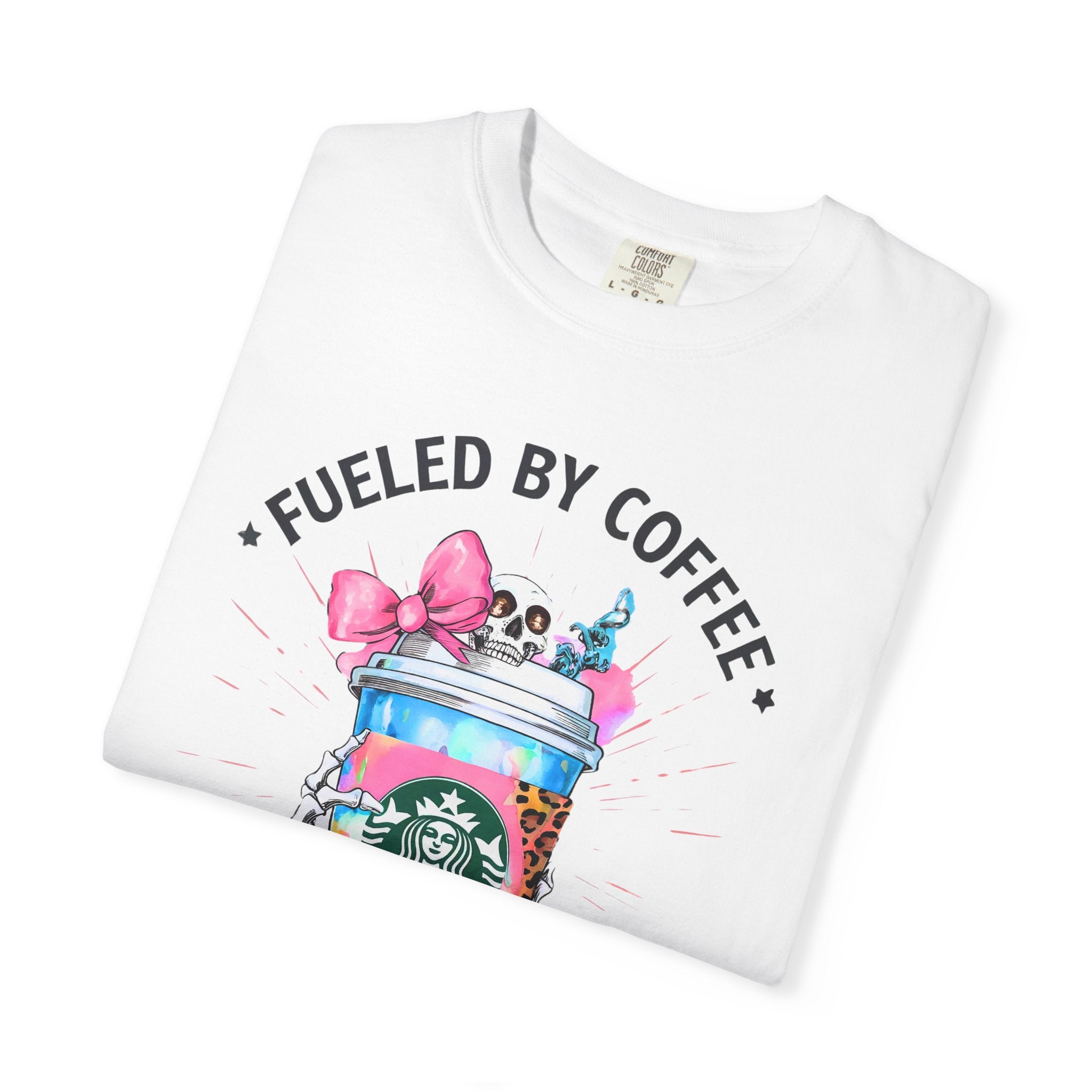 Fueled by Coffee and Ambition Graphic T-Shirt