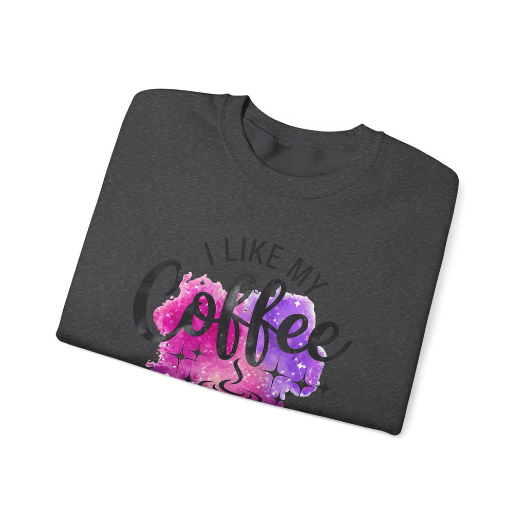Coffee Sweatshirt — "I Like My Coffee Black as My Soul" Crewneck
