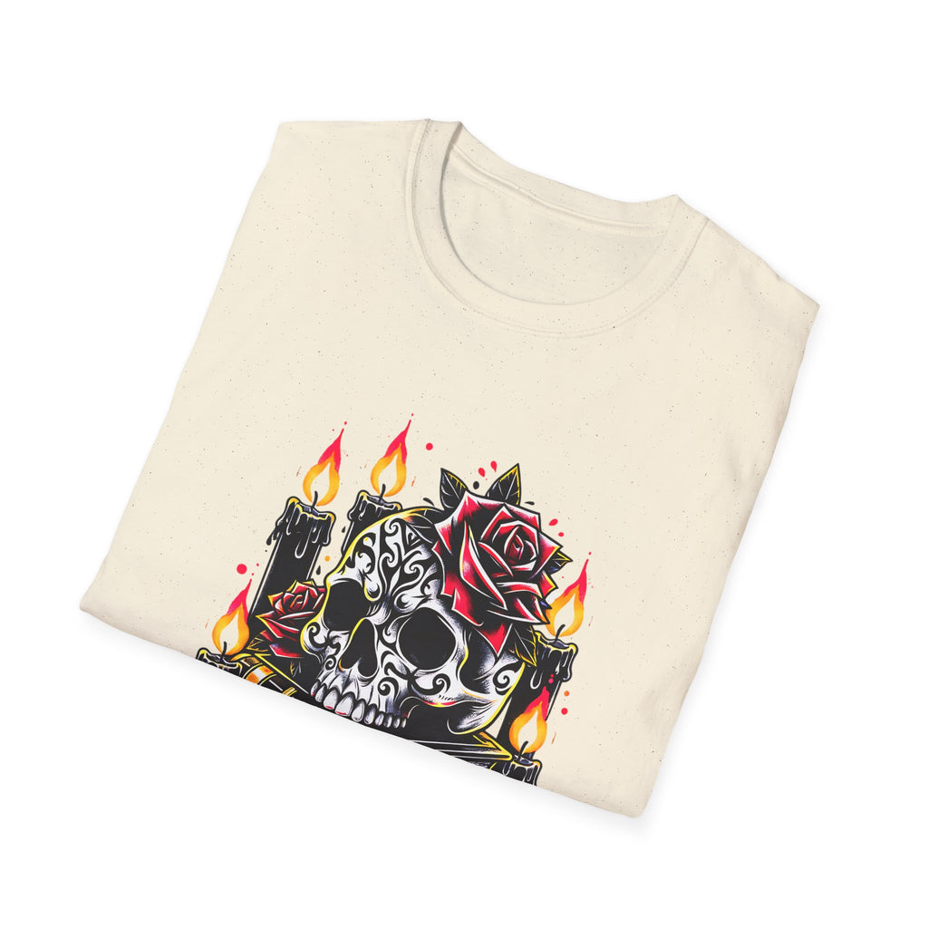 Skull & Roses Tee — 'You Had Me at Forever' Gothic Graphic T-Shirt