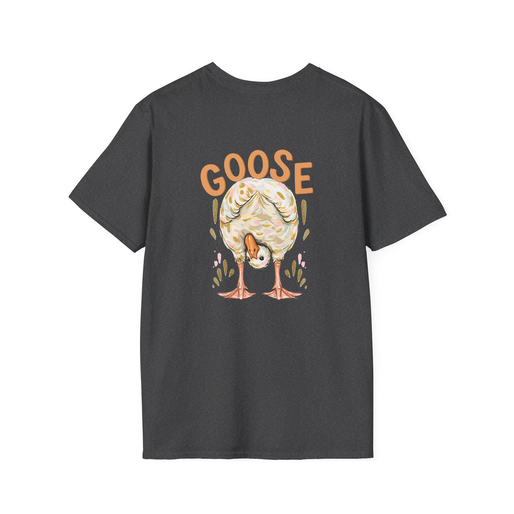 Double-sided Duck Duck Goose T-Shirt — Cute Pastel Duck & Goose Graphic Tee