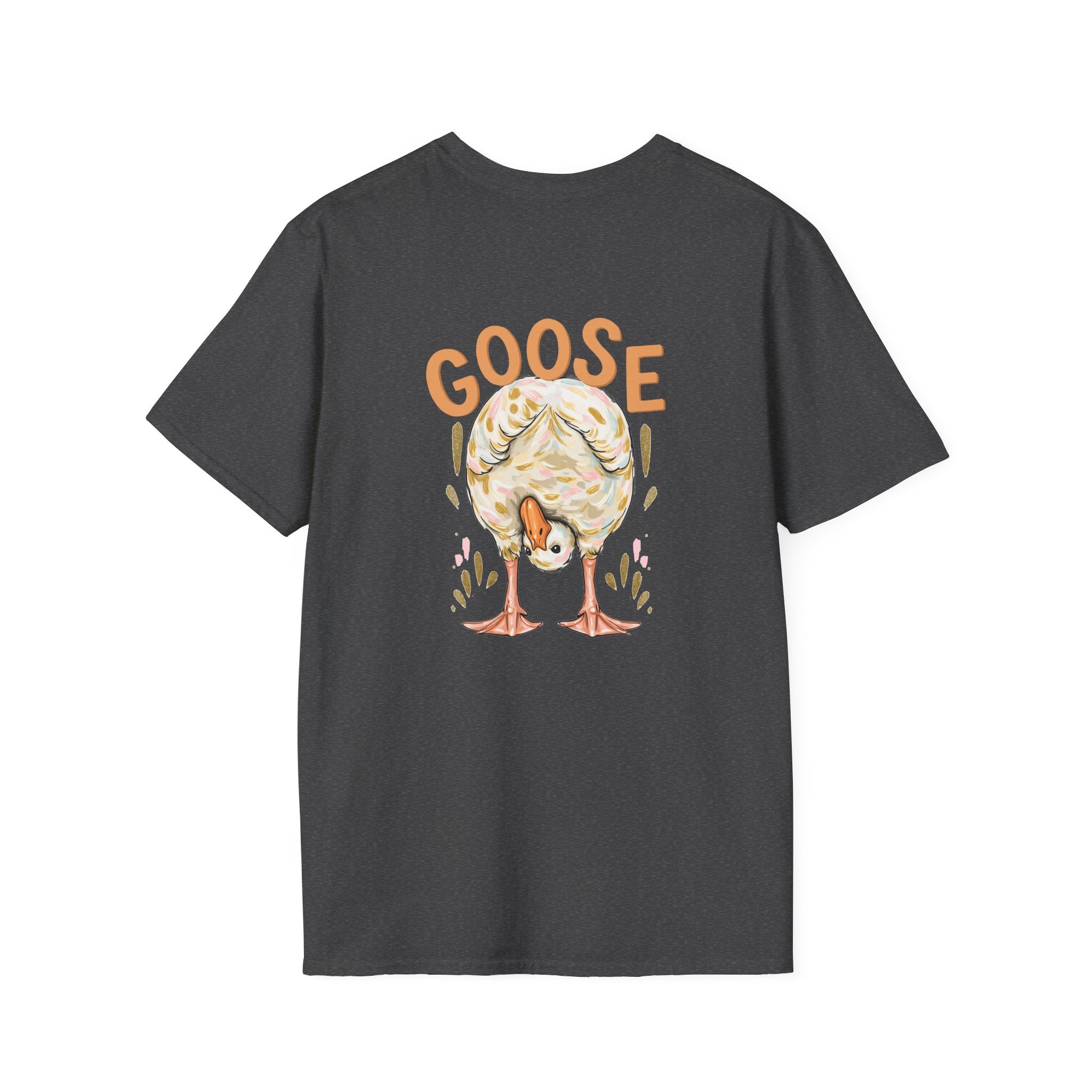 Double-sided Duck Duck Goose T-Shirt — Cute Pastel Duck & Goose Graphic Tee