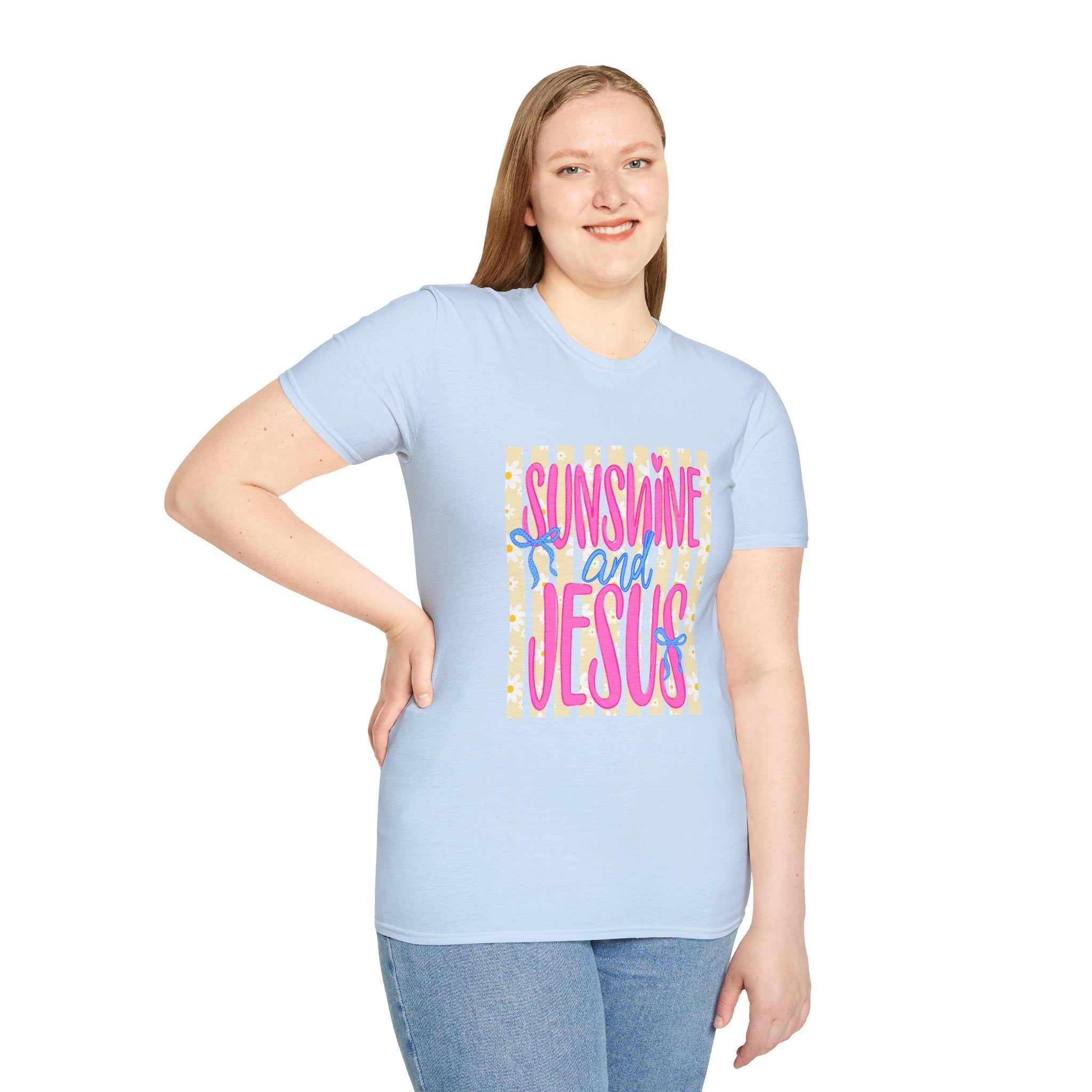 Sunshine and Jesus T-Shirt — Bright Christian Faith Graphic Tee