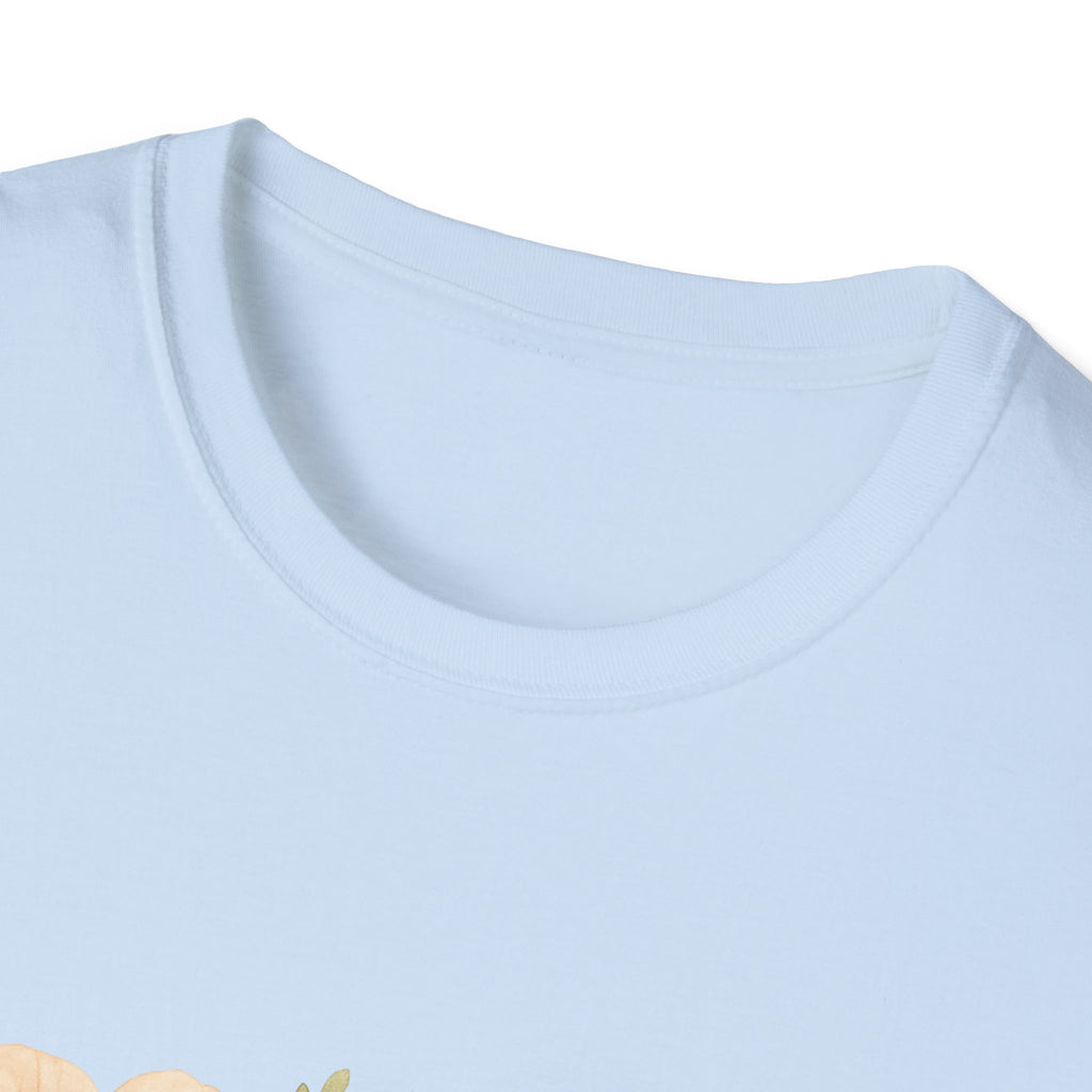 T-Shirt — "Introverted But Willing to Discuss Books" Floral Book Lover Tee