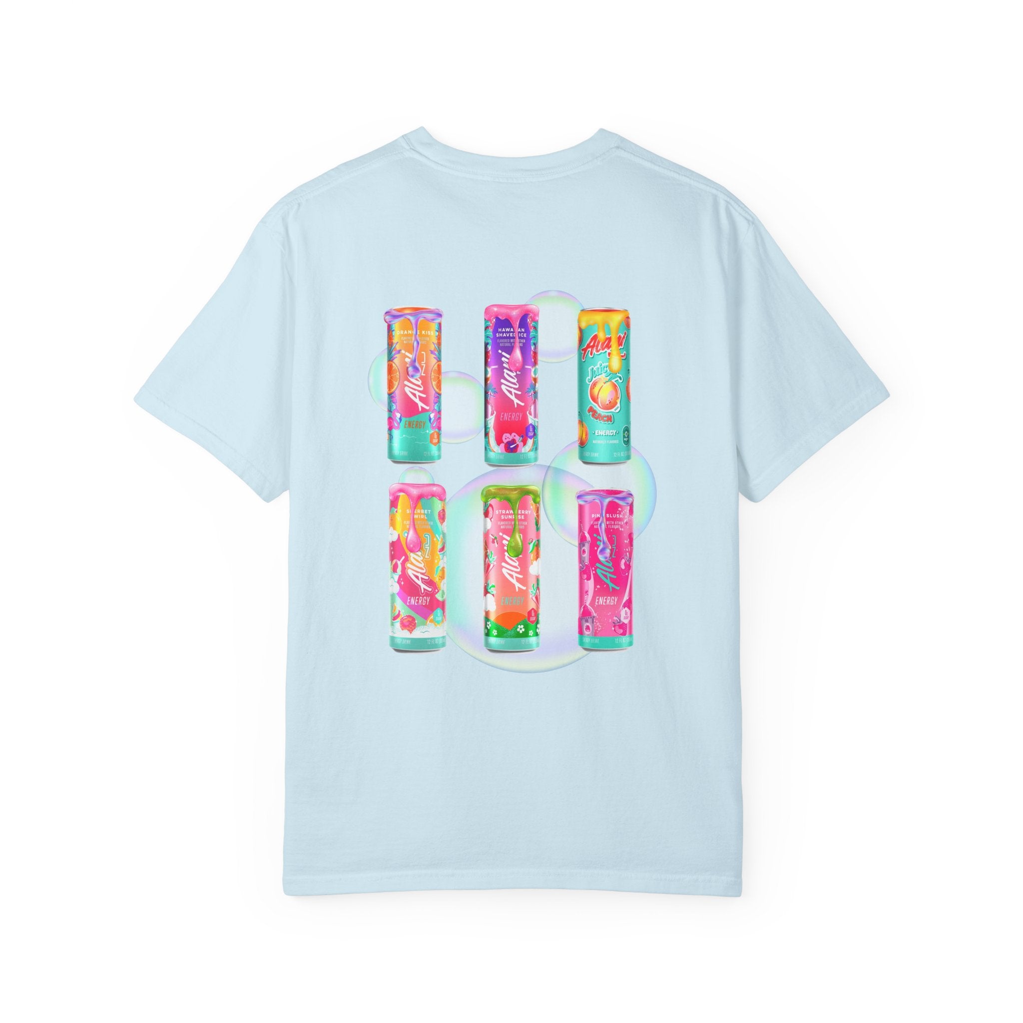 T-Shirt — Alani Nu Energy Drink Can Collage Graphic Tee