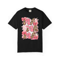 Mama Leopard Floral T-Shirt — Pink Bow Mother's Day Tee