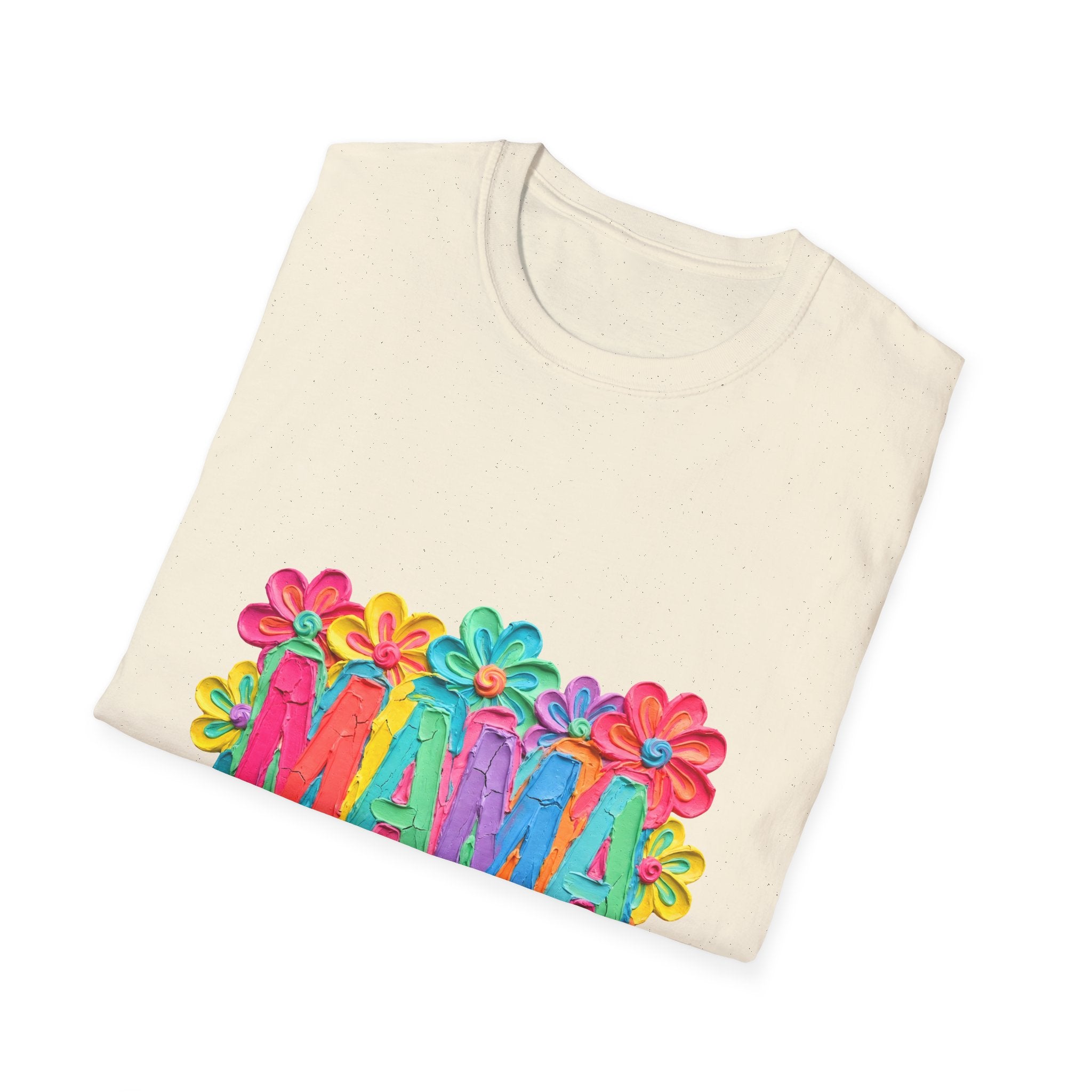 Mama Floral T-Shirt — Colorful Flower Mom Shirt for Mother's Day