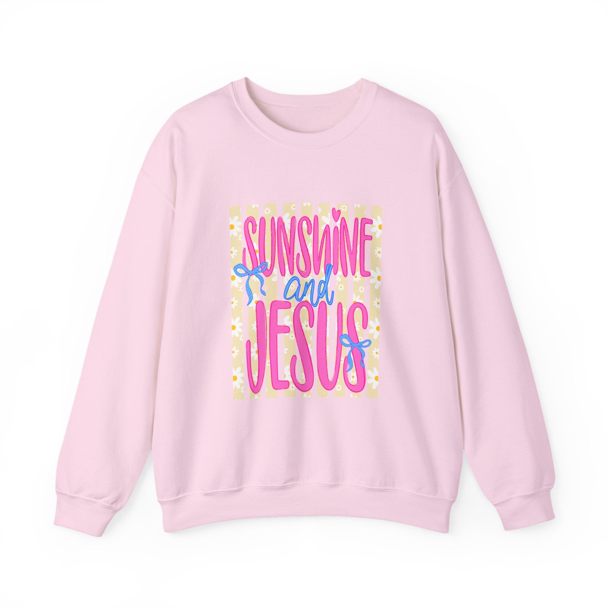 Sunshine and Jesus Sweatshirt - Christian Faith Crewneck