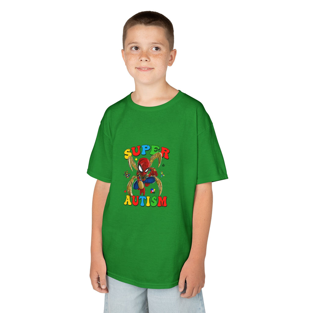 Kids T-Shirt — "Super Autism" Colorful Puzzle Bunny Tee
