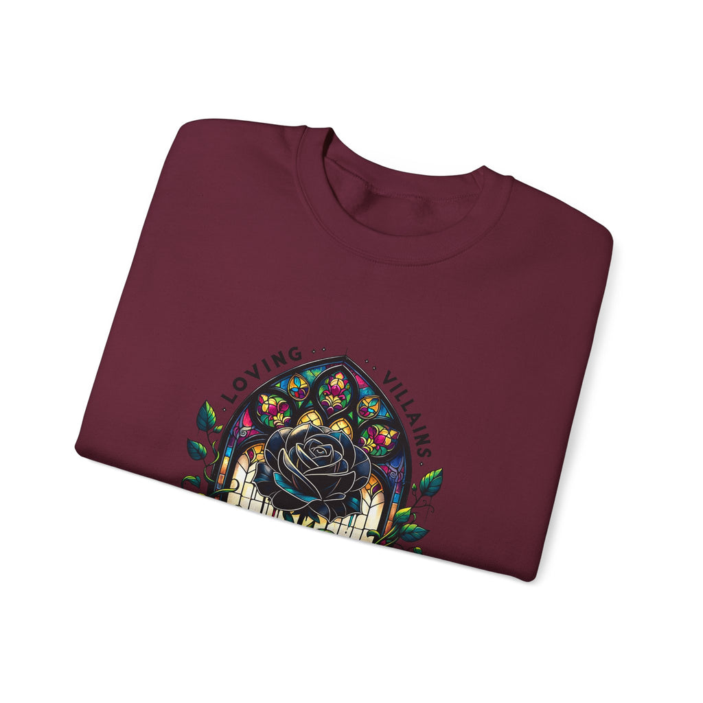 Villains Loving Rose Crewneck Sweatshirt