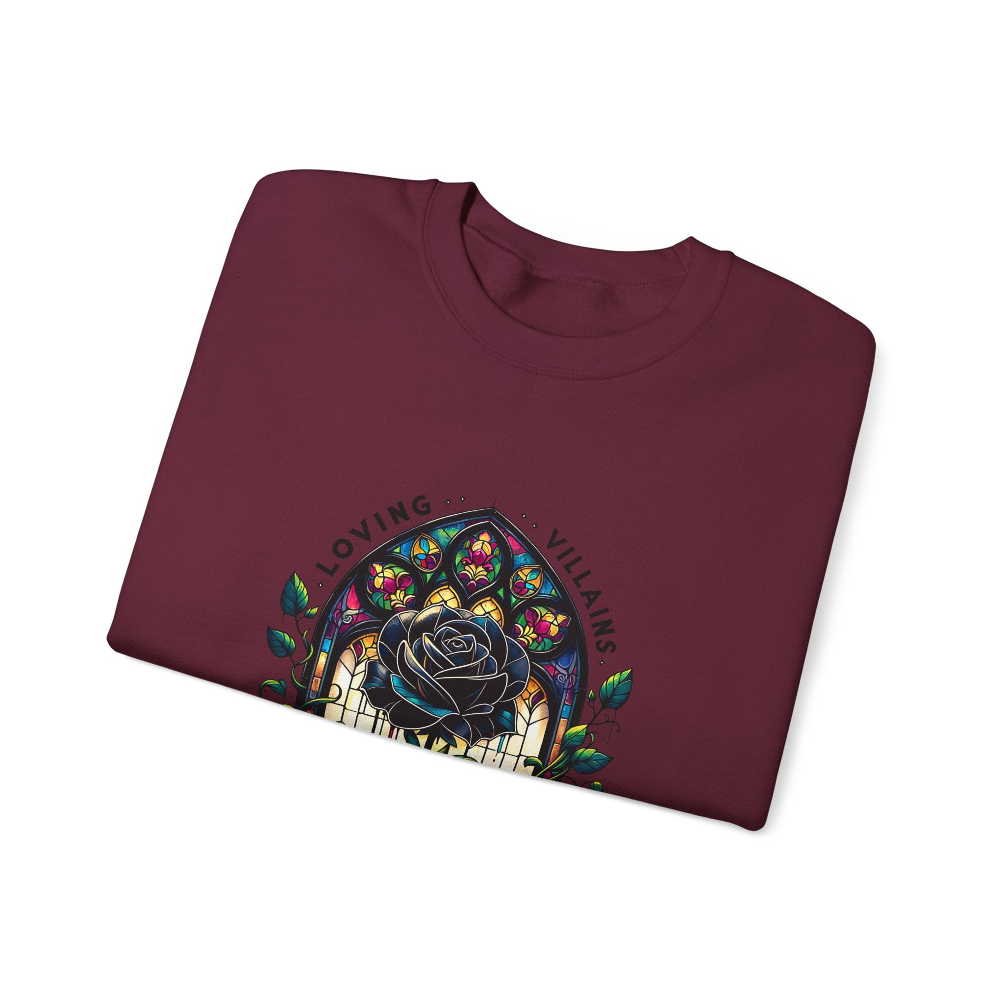 Villains Loving Rose Crewneck Sweatshirt