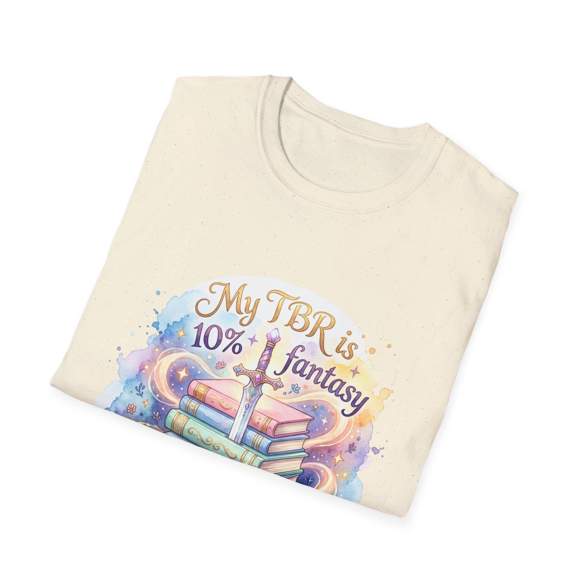 Reading T-Shirt — “My TBR is 10% Fantasy 90% Filth” Booklover Graphic Tee